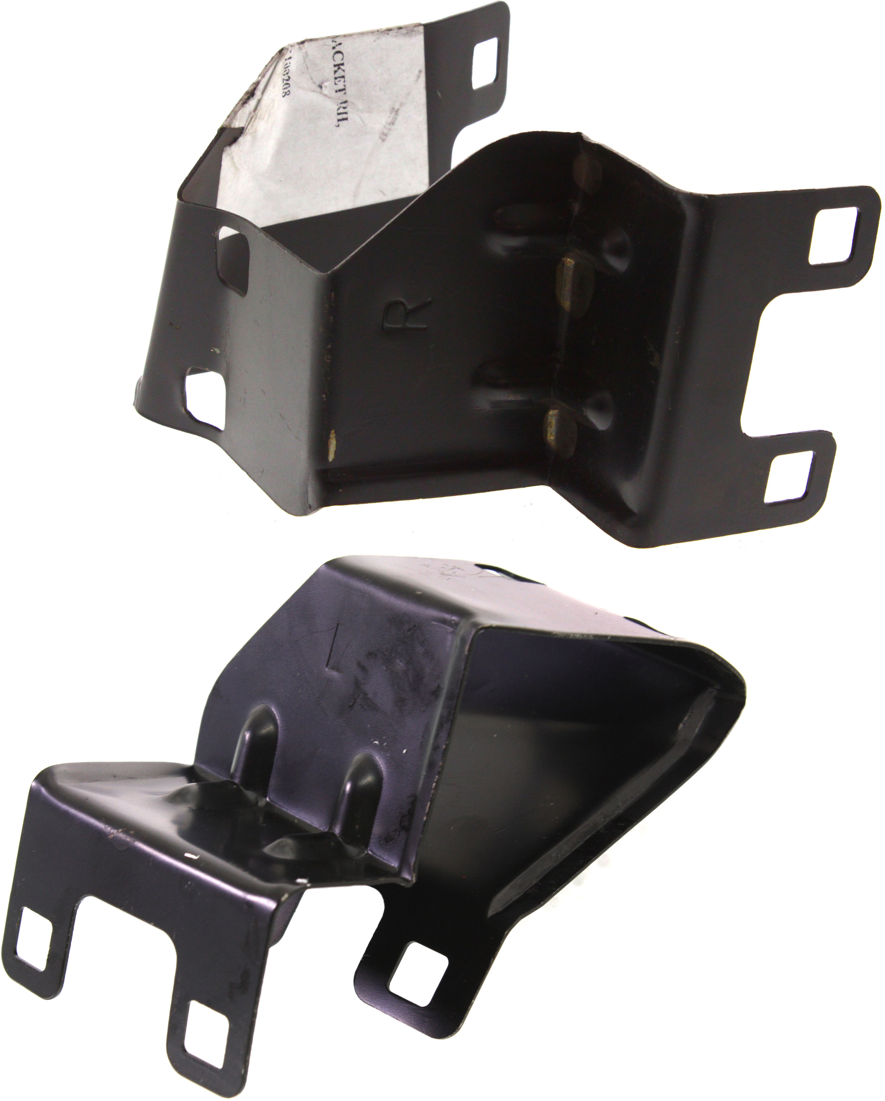 AM C CLASS 02-05 FRONT BUMPER BRACKET RH AND LH Crossmember Upper Coupe 203 Chassis SKU SET M013115 Partslink MB1067100 MB1066100 OEM 2036260614-2036260514