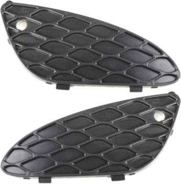 AM E CLASS 03-06 FRONT FOG LAMP COVER RH AND LH Outer Black SKU SET M015505 Partslink MB1039110 MB1038111 OEM 2118850253-2118850353