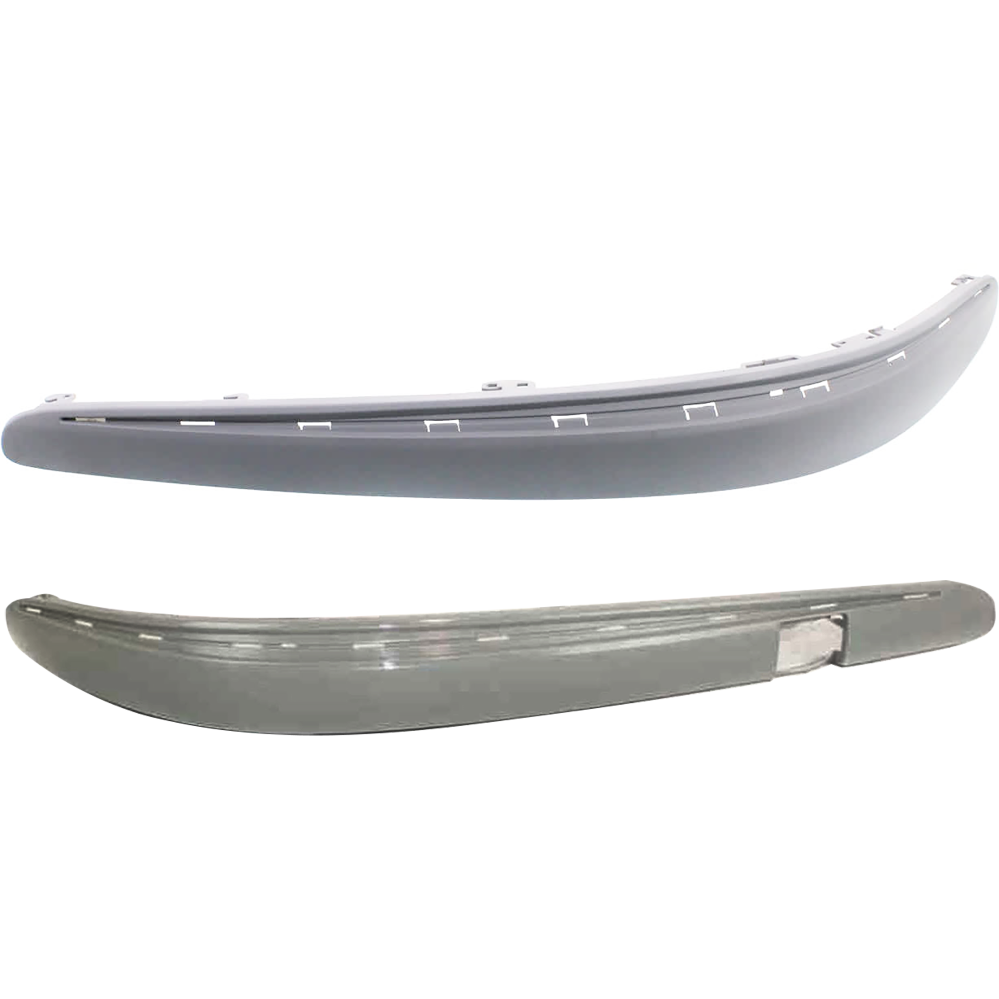 AM E CLASS 03-06 FRONT BUMPER MOLDING RH AND LH Impact Strip Plastic Primed SKU SET M016125