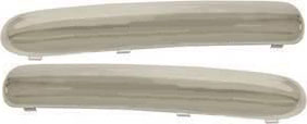 AM COOPER 02-04 FRONT BUMPER MOLDING RH AND LH Outer Cover Plastic Chrome Base Model SKU SET M016127 Partslink MC1047101 MC1046101 OEM 51116800142-51116800143