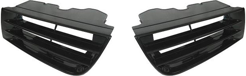 AM GALANT 02-03 GRILLE RH AND LH Black w o emblem provision SKU SET M070303 Partslink MI1200235 MI1200234 OEM MR633652 MR633648