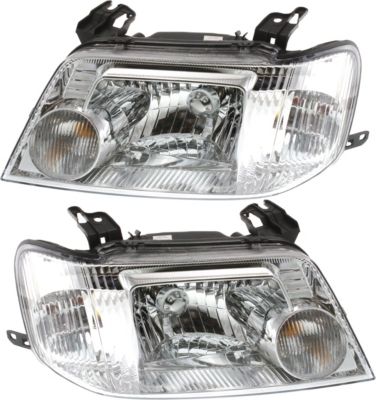 AM MARINER 05-07 HEAD LAMP RH AND LH Assembly Halogen SKU SET M100183 Partslink FO2502223 FO2503223 OEM 5E6Z13008BA 5E6Z13008AA