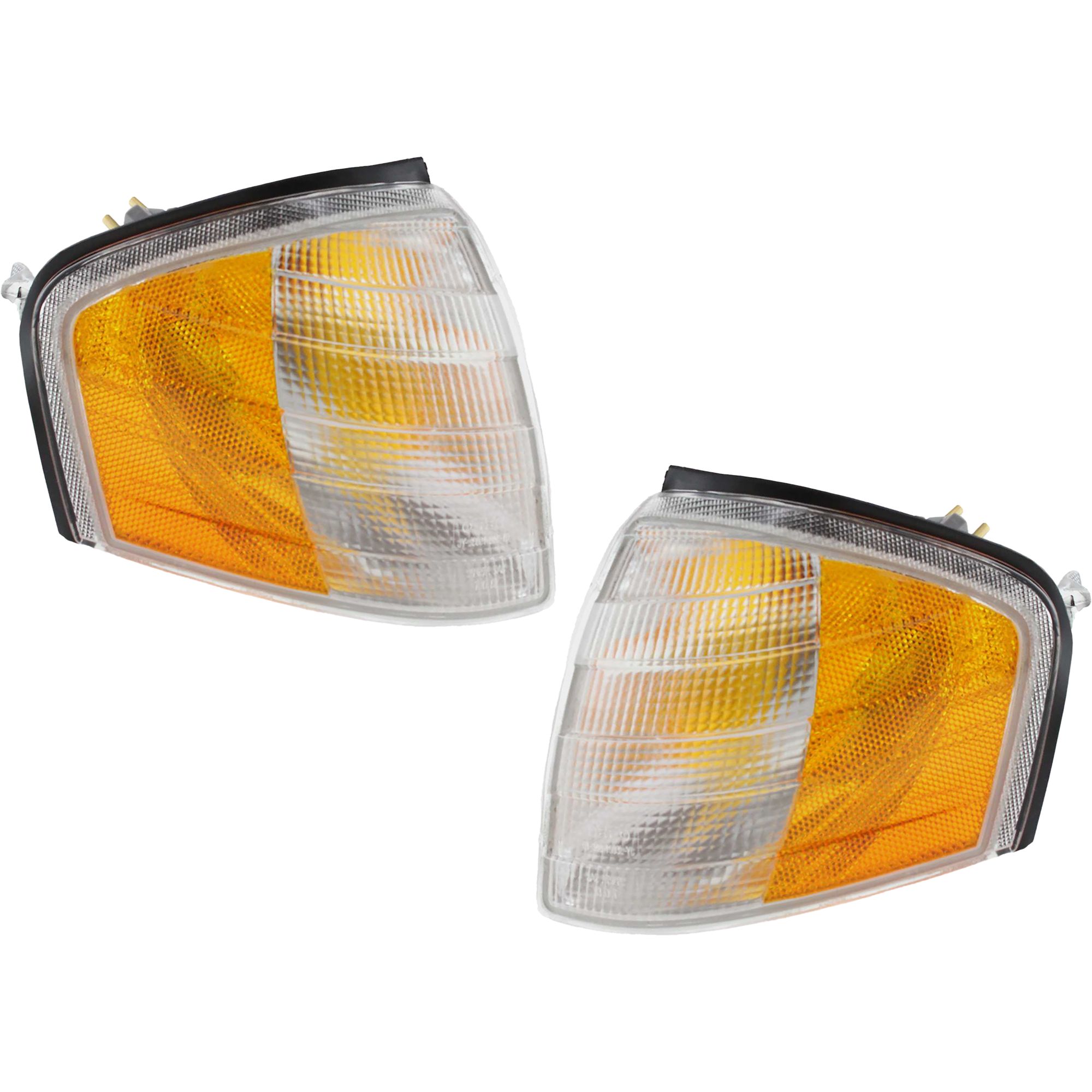 AM C CLASS 94-00 PARK LAMP RH AND LH Assembly Corner Lamp 202 Chassis SKU SET M106303 Partslink MB2521101 MB2520101 OEM 2028261243-2028261143
