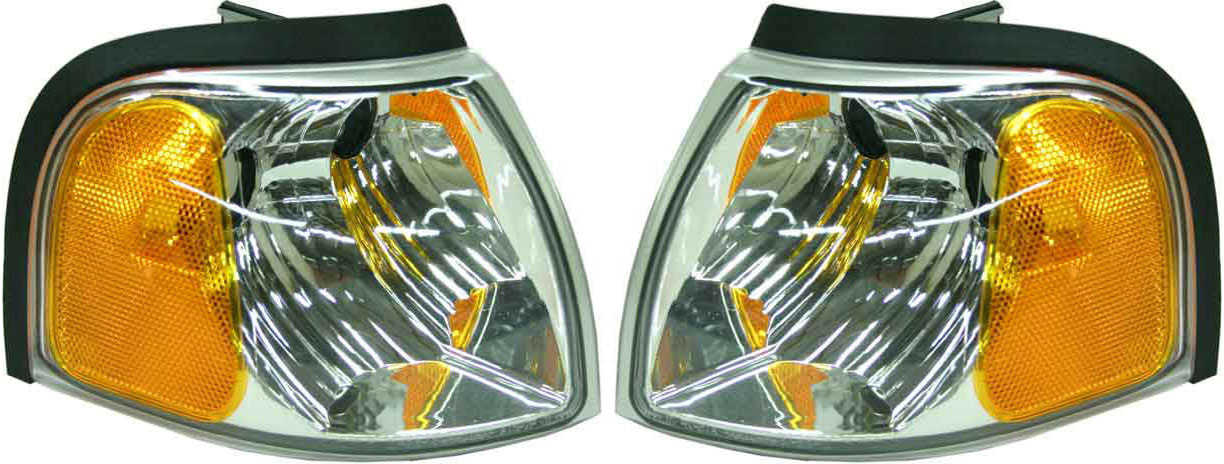 AM MAZDA PICKUP 01-10 PARK LAMP RH AND LH Lens and Housing SKU SET M106305 Partslink MA2521119 MA2520119 OEM 1F7051121-1F7051131