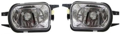 AM C CLASS 01-07 SL CLASS 03-12 FRONT FOG LAMP RH AND LH Assembly w Bi Xenon Head Lamps SKU SET M107531 Partslink MB2593106 MB2592106 OEM 2038201256-2038201156