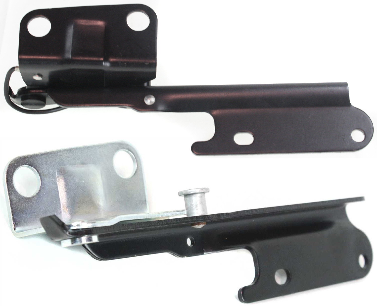 AM MUSTANG 05-14 HOOD HINGE RH AND LH SKU SET M130529 Partslink FO1236127 FO1236128 OEM 5R3Z16796AA 4R3Z16797AA