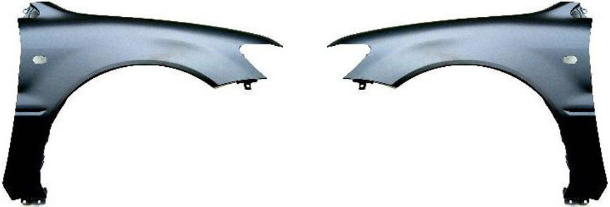 AM LANCER 02-03 FRONT FENDER RH AND LH Primed ES LS Model Sedan SKU SET M220109 Partslink MI1240154 MI1241154 OEM MR555069 MR555070