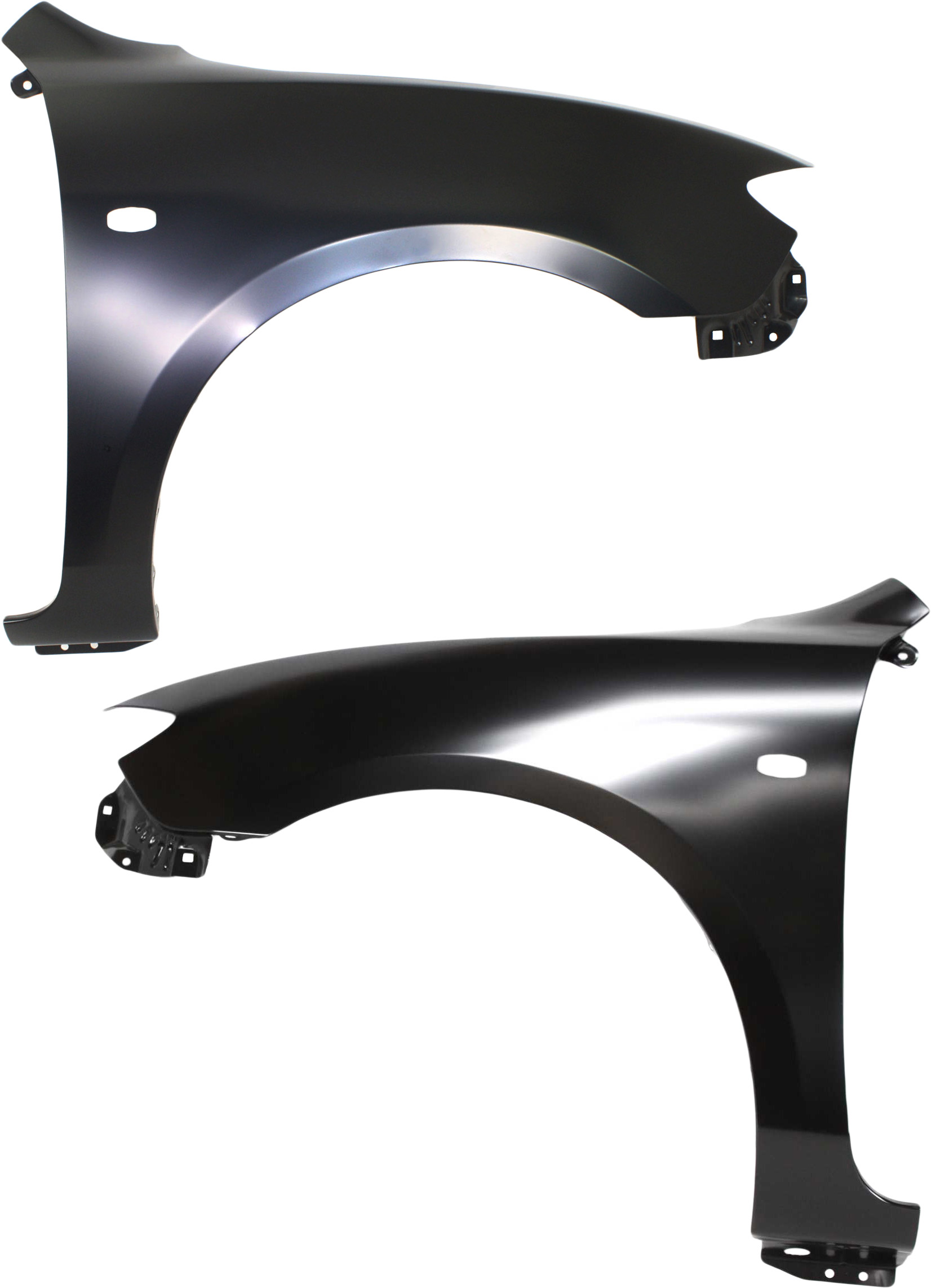 AM MAZDA 3-04-09 FRONT FENDER RH AND LH Primed Sedan SKU SET M220143 Partslink MA1241149 MA1240149 OEM BN8V52111D BN8V52211D