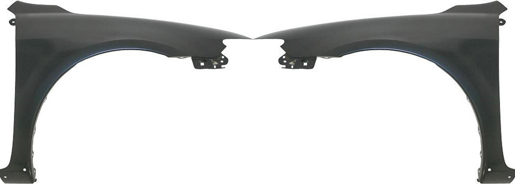 AM MAZDA 6-03-08 FRONT FENDER RH AND LH Primed w o Turbo w Spoiler w o Signal Light and w Molding Hole SKU SET M220149 Partslink MA1240148 MA1241148 OEM GK2C52111B GK2C52211B