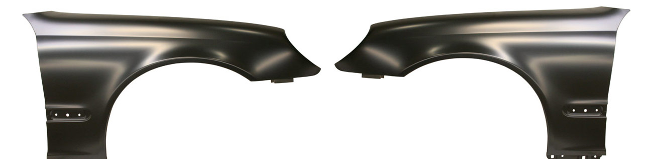 AM C CLASS 01-07 FRONT FENDER RH AND LH Primed 203 Chassis SKU SET M220187 Partslink MB1241125 MB1240125 OEM 203880021867-203880011867