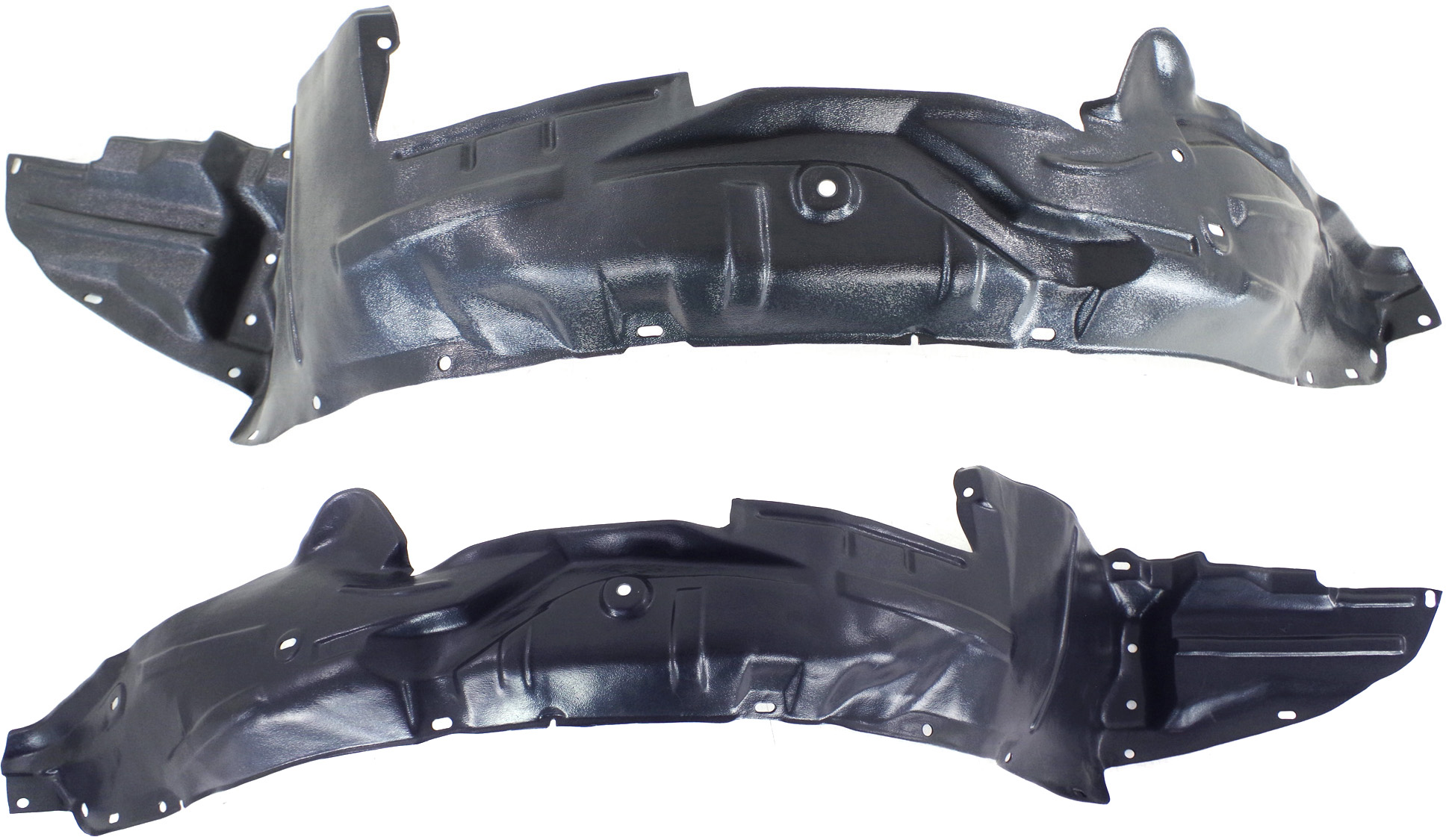 AM PROTEGE PROTEGE5-02-03 FRONT FENDER LINER RH and LH w Side Repeater Lamps Hatchback Sedan SKU SET M222163 Partslink MA1249113 MA1248113 OEM B30P56130A B30P56140A
