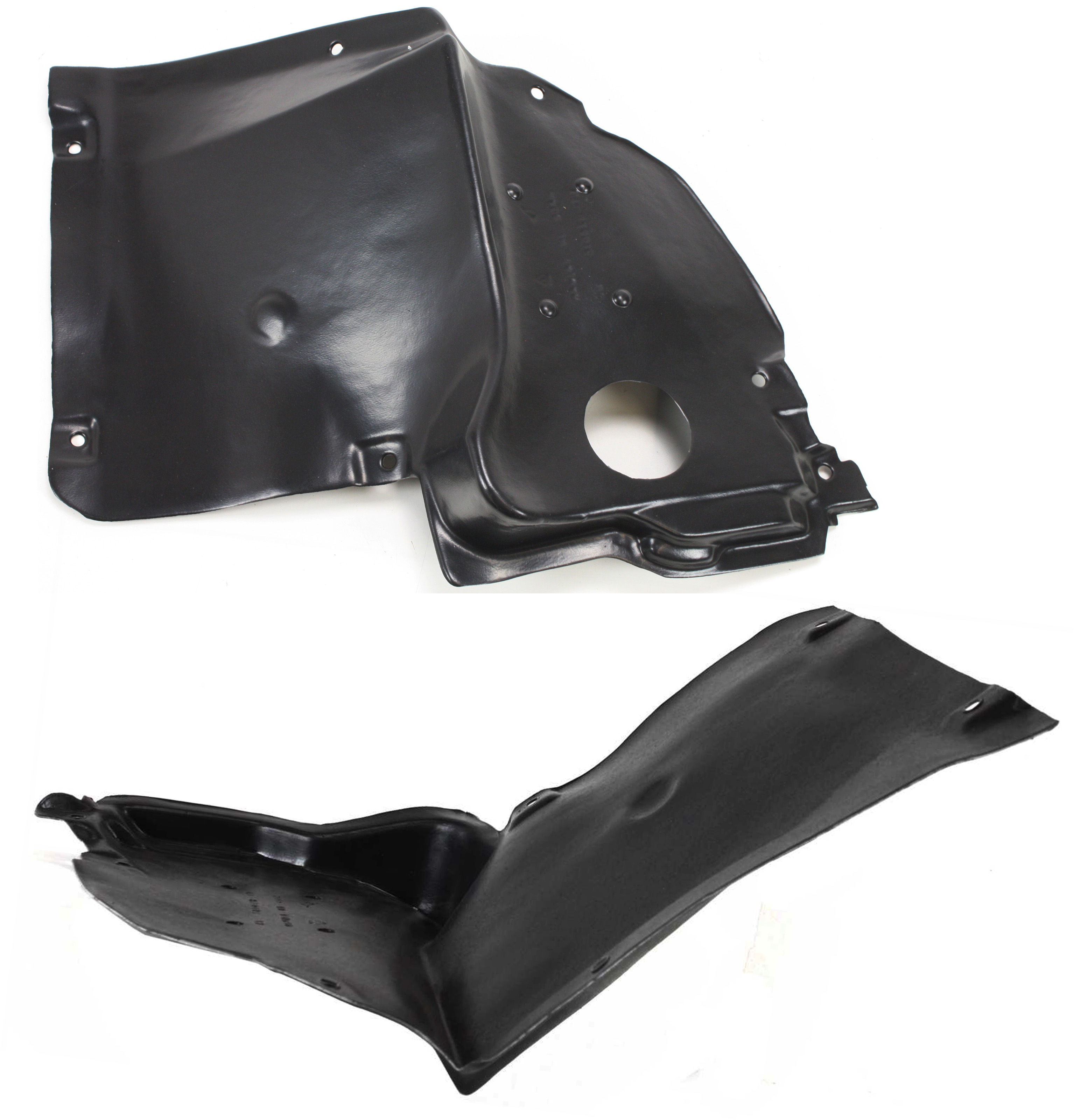 AM C CLASS 01-07 FRONT FENDER LINER RH AND LH Front Lower Section Sedan Wagon SKU SET M222195 Partslink MB1249114 MB1248183 OEM 2038810423-2038840822-20388103