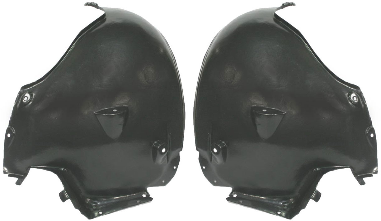 AM E CLASS 03-09 FRONT FENDER LINER RH AND LH Rear Section Sedan Wagon SKU SET M222301 Partslink MB1248113 MB1249113 OEM 2116901330-2116901430