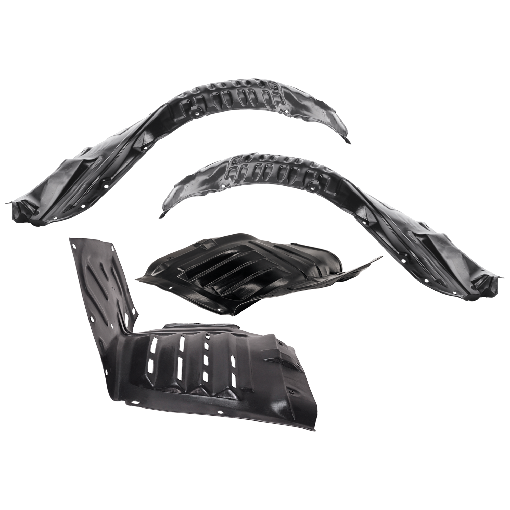 AM RX 8-04-08 FRONT FENDER LINER RH AND LH Front and Rear Section SKU SET M222317-4