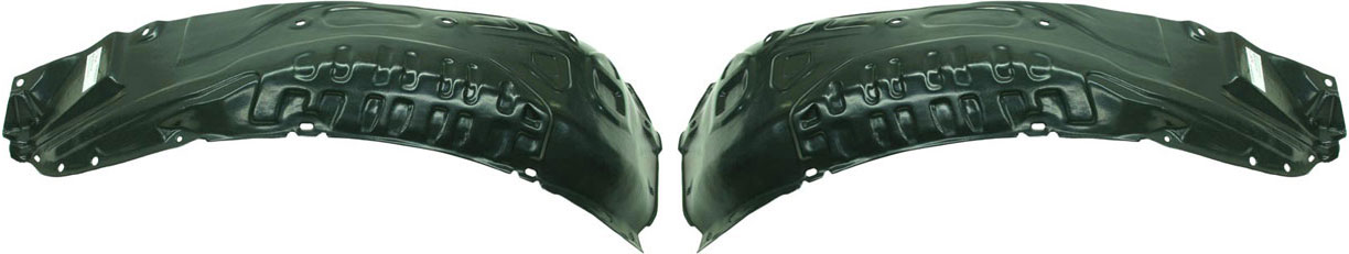AM RX 8-04-08 FRONT FENDER LINER RH AND LH Rear Section SKU SET M222317 Partslink MA1249128 MA1248128 OEM F1515613Z F1515614Z