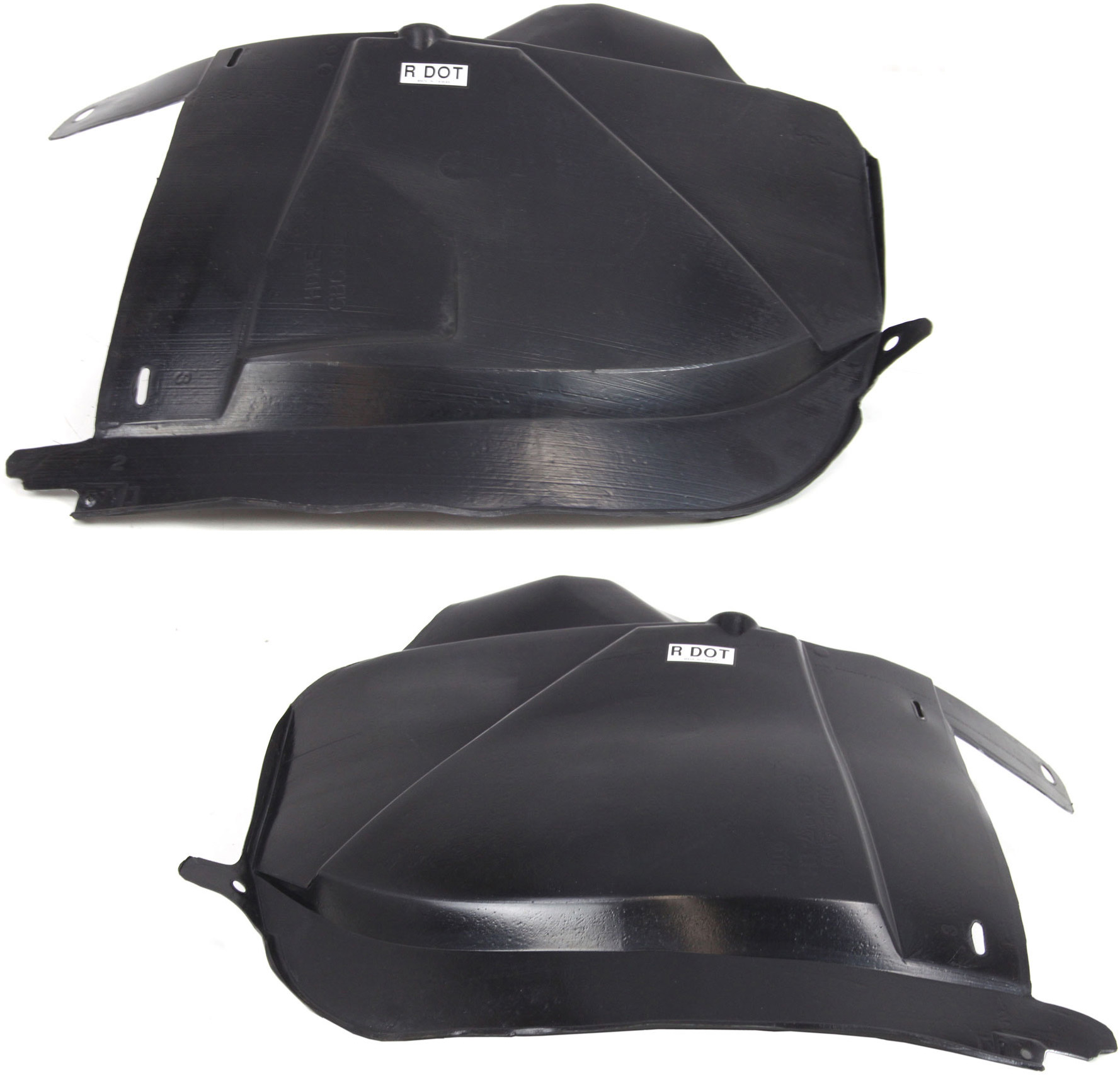AM MOUNTAINEER 06-10 FRONT FENDER LINER RH AND LH Extension Front Section Plastic SKU SET M222331 Partslink FO1251139 FO1250139 OEM 6L9Z16D072AA 6L9Z16D073AA