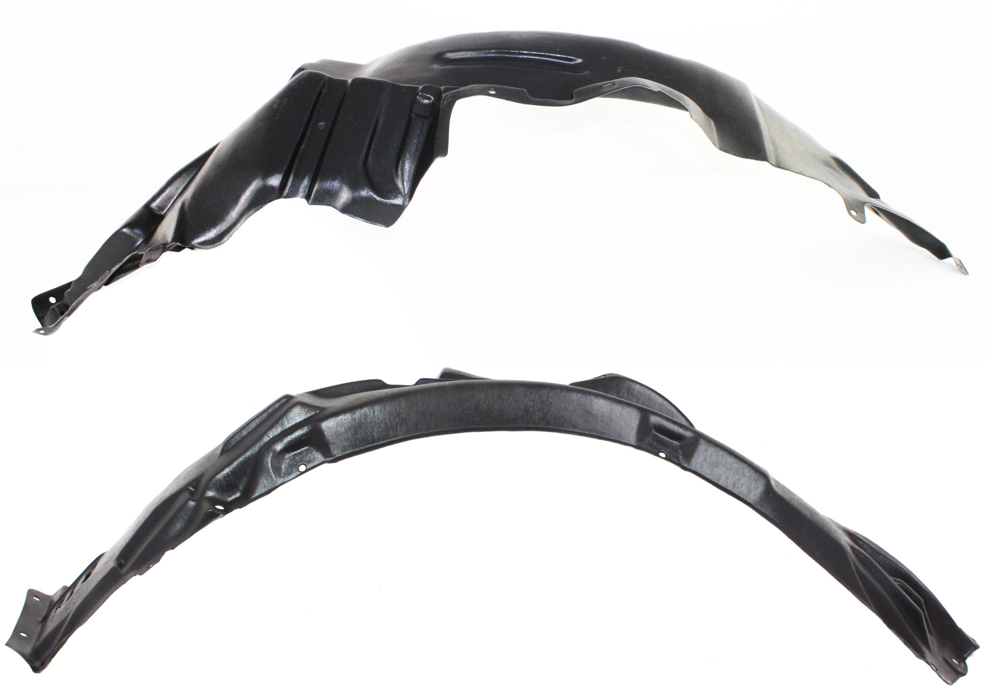 AM LANCER 03-06 FRONT FENDER LINER RH AND LH SKU SET M222335 Partslink MI1250106 MI1251106 OEM MR954175 MR954176