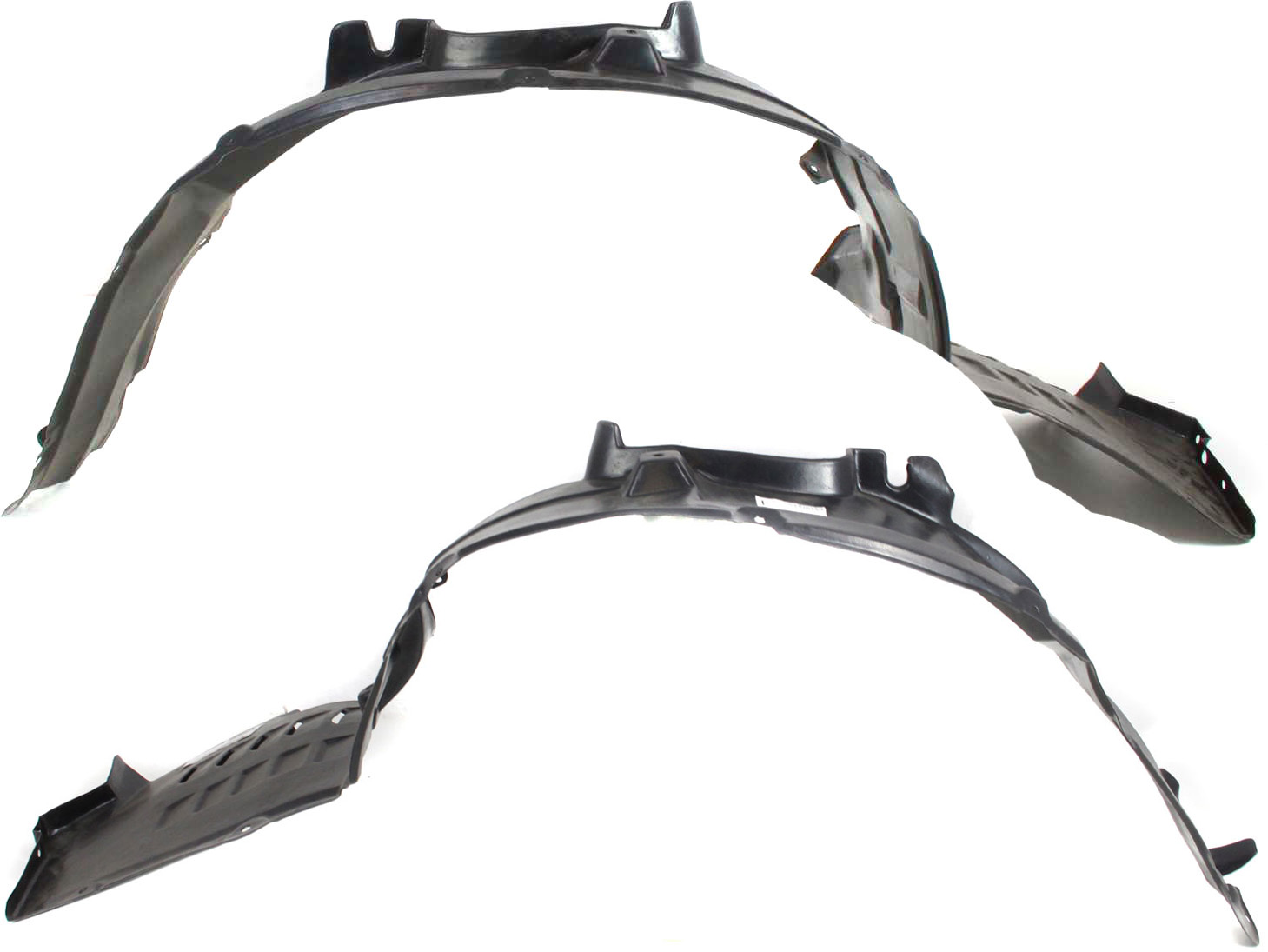 AM ENDEAVOR 06-11 FRONT FENDER LINER RH AND LH SKU SET M222345 Partslink MI1250110 MI1251110 OEM 5370A397-5370A398