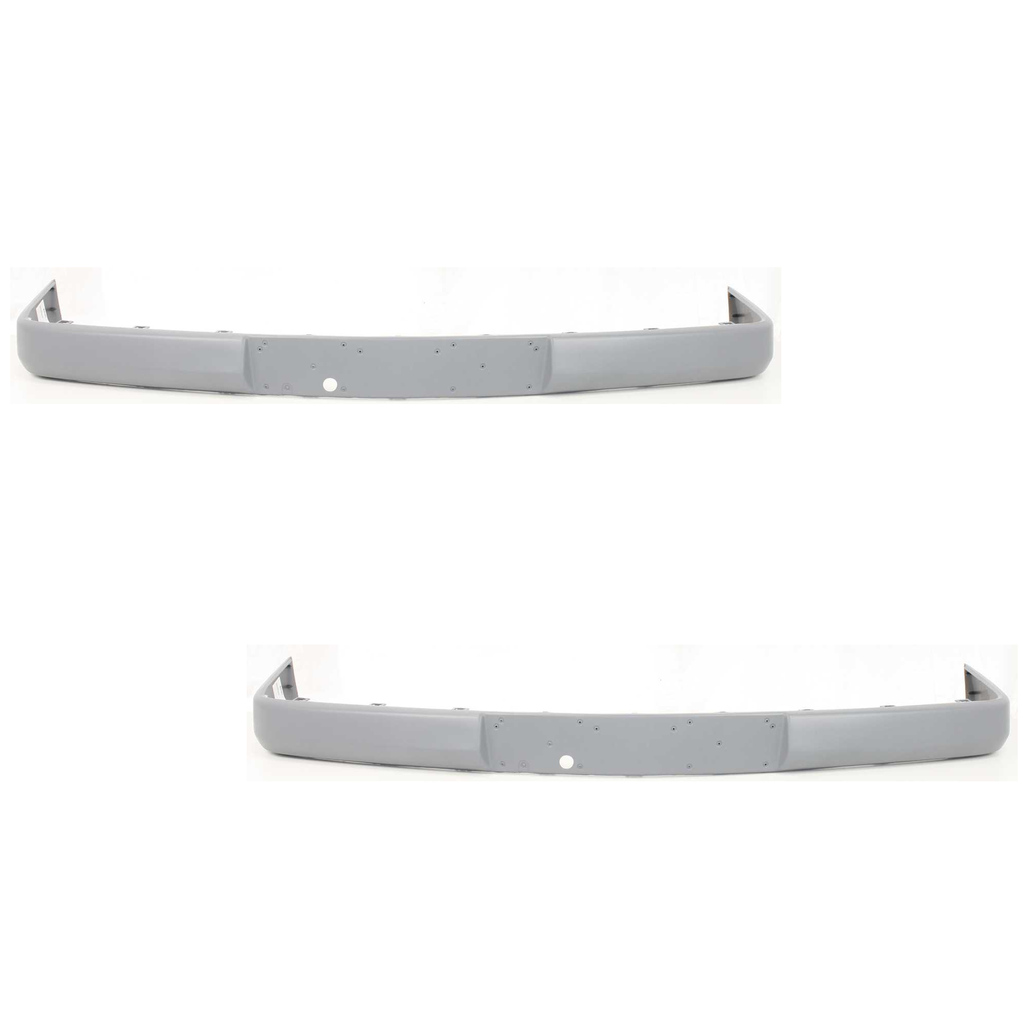 AM E CLASS 94-95 FRONT BUMPER MOLDING RH AND LH Impact Strip Plastic Primed Gray From 7-93-124 Chassis SKU SET M250-2