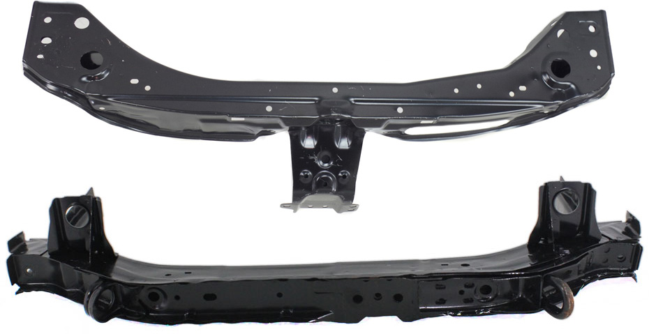 AM OUTLANDER 07-09 RADIATOR SUPPORT Set of 2 Upper and Lower Tie Bar SKU SET M250309-2 Partslink MI1225142 MI1225151 OEM 5256A410-5256A611