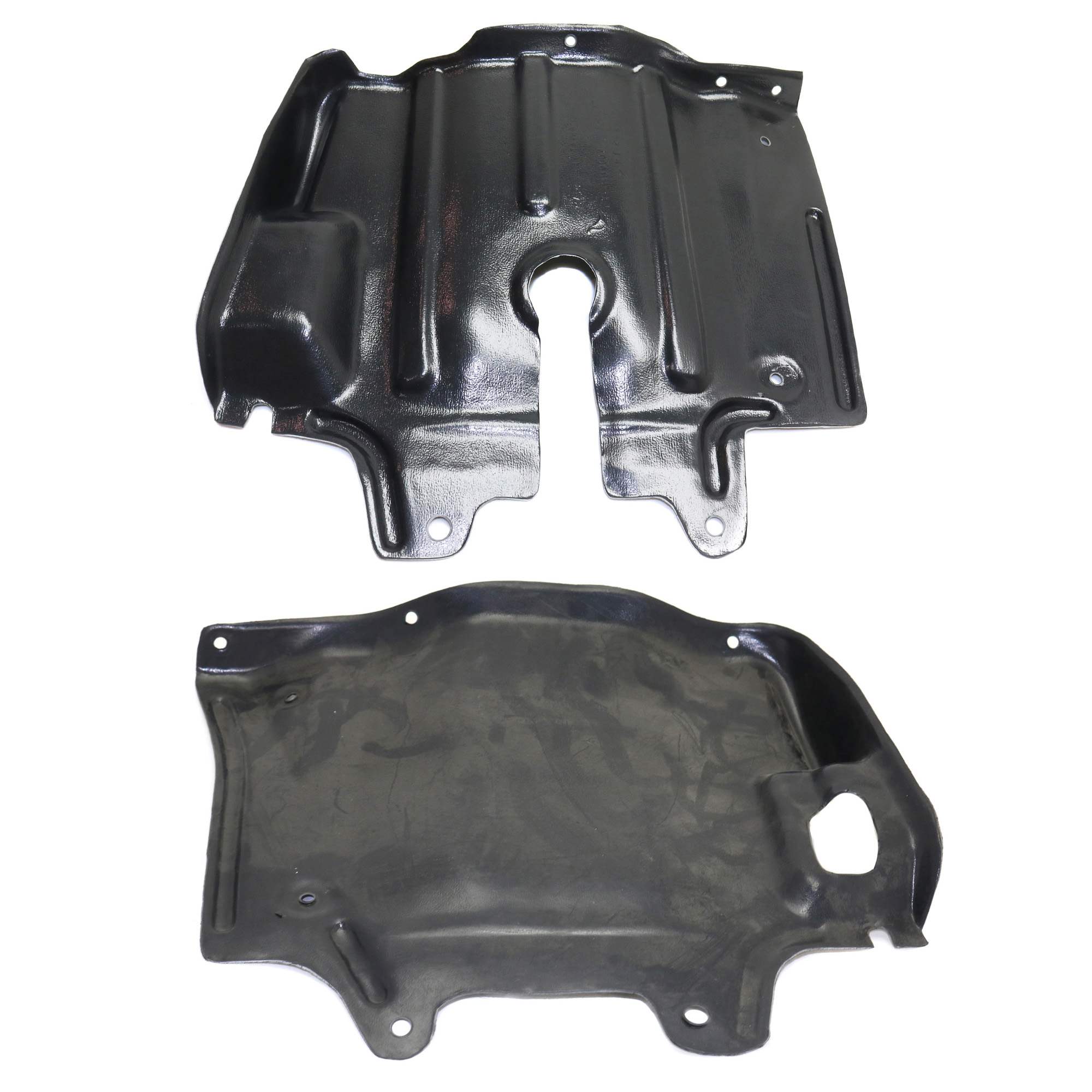 AM MIRAGE 97-02 ENGINE SPLASH SHIELD Side Cover RH and LH SKU SET M310110 Partslink MI1248120 MI1249120 OEM MR185645 MR185648