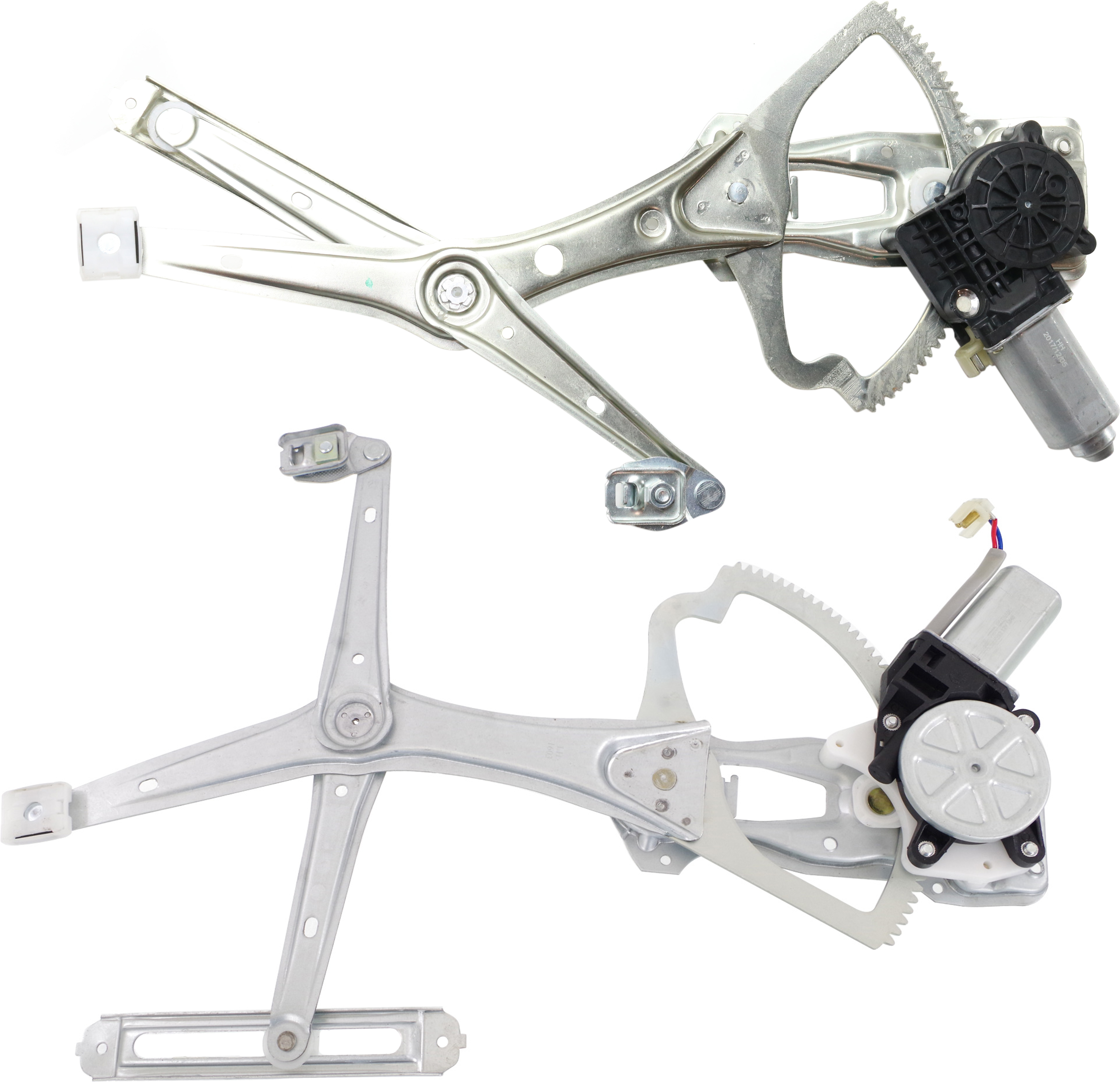 AM E CLASS 96-03 FRONT WINDOW REGULATOR RH AND LH Power w Motor Wagon 2 Pins SKU SET M462937 OEM 2107201246 PFM 2108205842-2107
