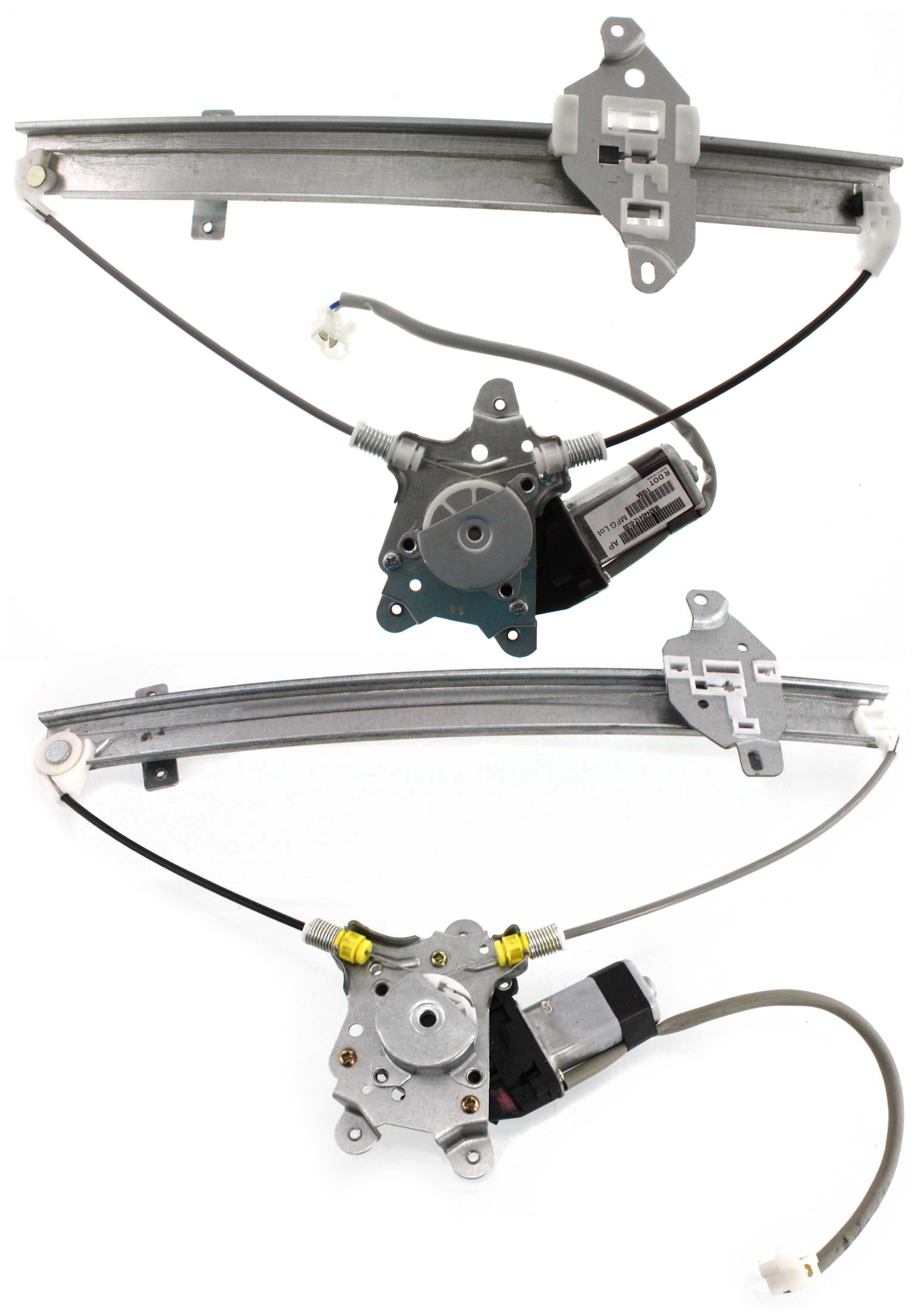 AM LANCER 02-03 FRONT AND REAR WINDOW REGULATOR LH Power w Motor ES LS OZ Rally Models SKU SET M462956-2L Partslink MI1350112 MI1550103 OEM MR991325 PFM MR503991