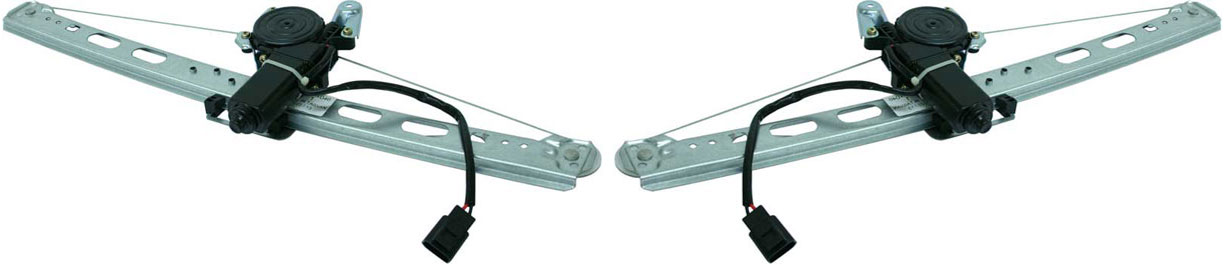AM ML350 ML500-04-05 REAR WINDOW REGULATOR RH AND LH Power With Motor SKU SET M491725 Partslink MB1550110 MB1551110 OEM 1637300946 PFM 1637301046 PFM