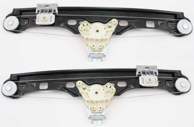 AM C CLASS 01-05 REAR WINDOW REGULATOR RH AND LH Power Without Motor SKU SET M491733 Partslink MB1550112 MB1551112 OEM 2037300346-2037300446