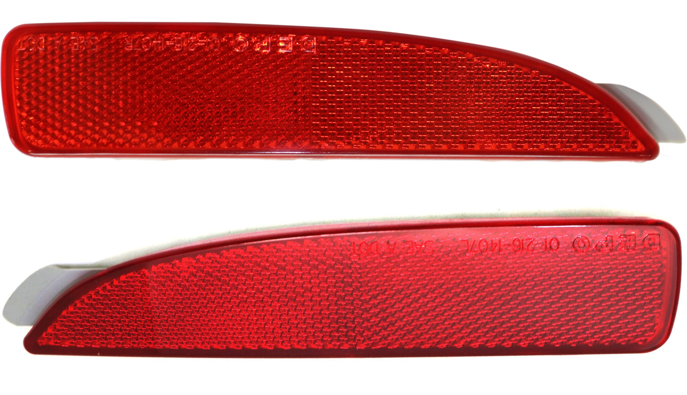 AM MAZDA 3-04-18 MAZDA 5-06-17 MAZDA 6-14-17 REAR BUMPER REFLECTOR RH AND LH Mazda 3 HB 17-18 Sdn SKU SET M731907 Partslink MA1185101 MA1184101 OEM D350515M0E D350515L0E