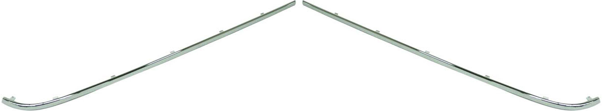 AM E CLASS 3 REAR BUMPER MOLDING RH AND LH Outer Chrome SKU SET M763707 Partslink MB1147104 MB1146104 OEM 2108851474-2108851374
