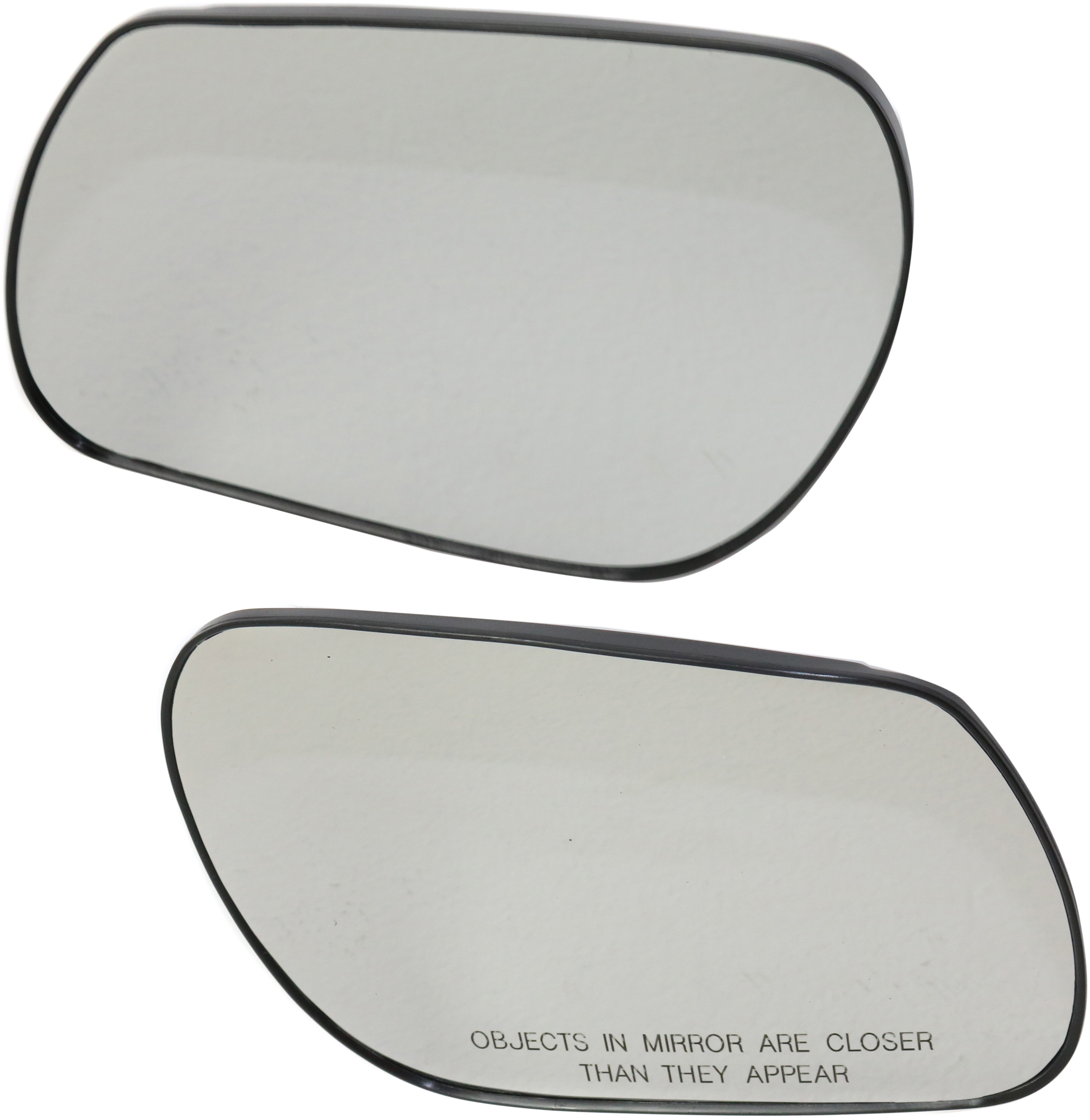 AM MAZDA 3-04-09 MIRROR GLASS RH AND LH Manual Non Heated w Backing Plate SKU SET MA06GR Partslink MA1325118 MA1324118 OEM BN8R691G1 BN8R691G7