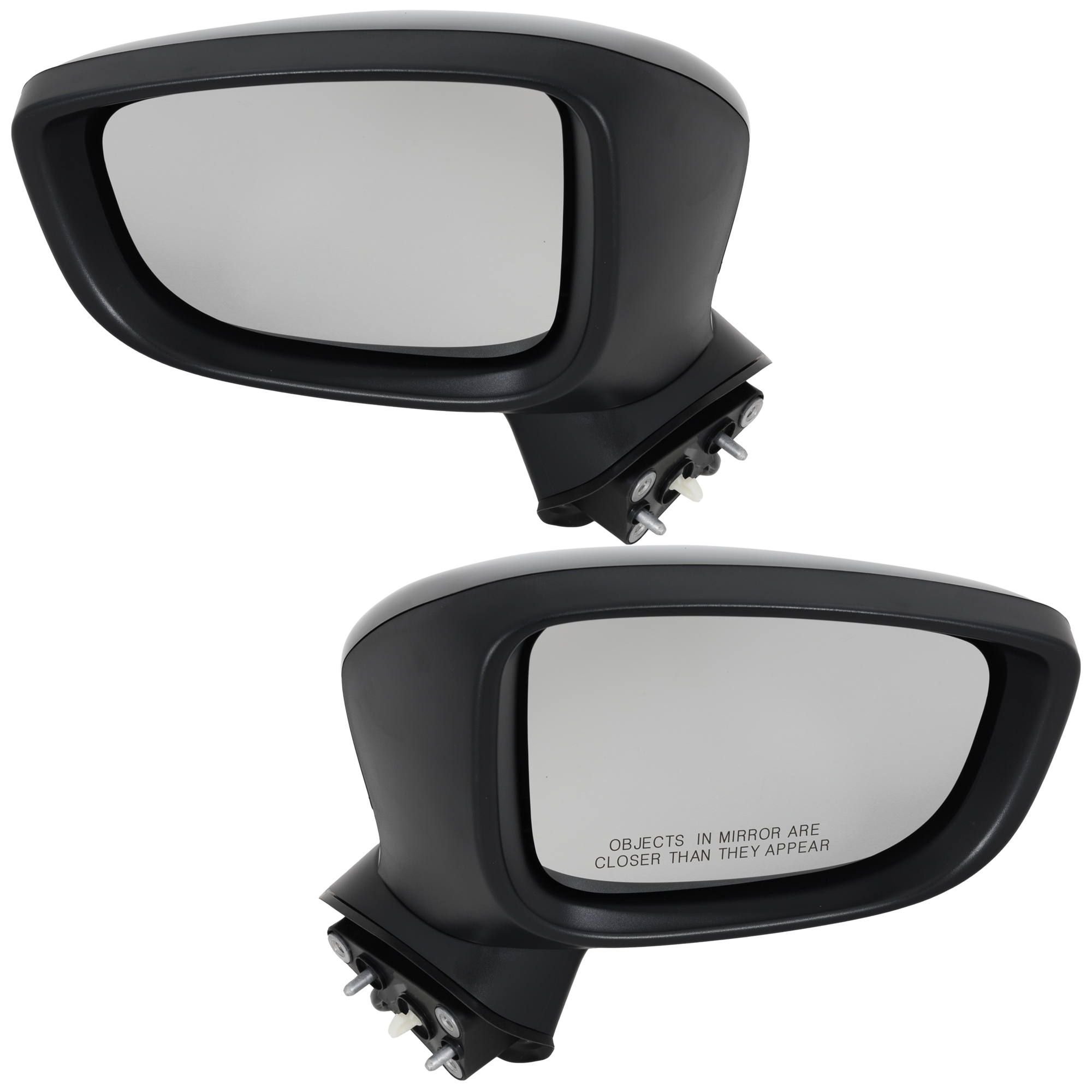 AM MAZDA 3-17-18 MIRROR RH AND LH Power Manual Folding Non Heated Paintable w Signal Light No BSD and Memory Mexico Built Vehicle SKU SET MA104ER S Partslink MA1320229 MA1321229 OEM BADE69121B BJS7691G1 BACS691N1