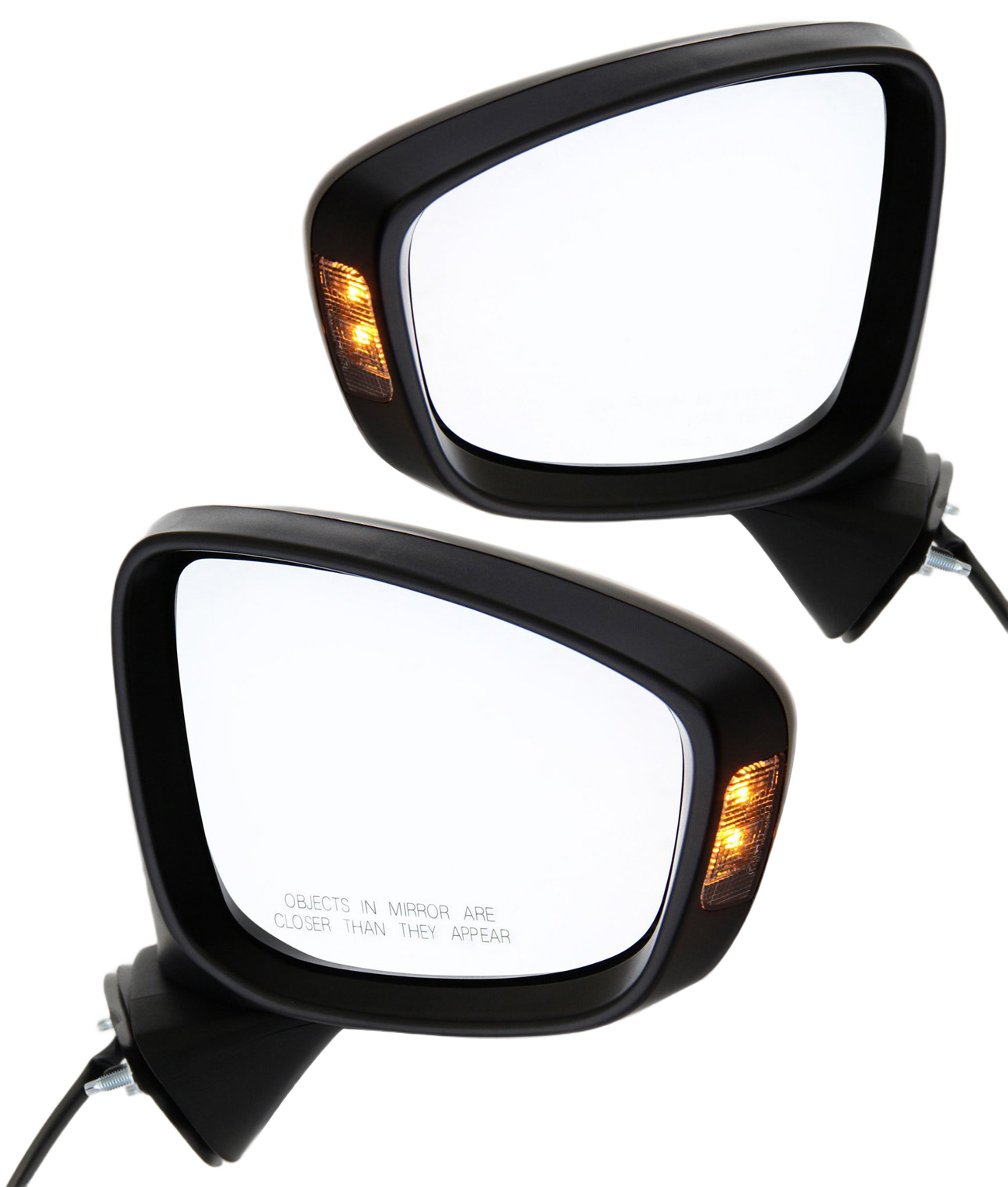 AM CX 5-13-15 MIRROR RH AND LH Power Manual Folding Non Heated Paintable w In housing Signal Light No Auto dimming BSD and Memory SKU SET MA17ER S Partslink MA1320175 MA1321175 OEM KD3569121H PFM KD3569181G PFM