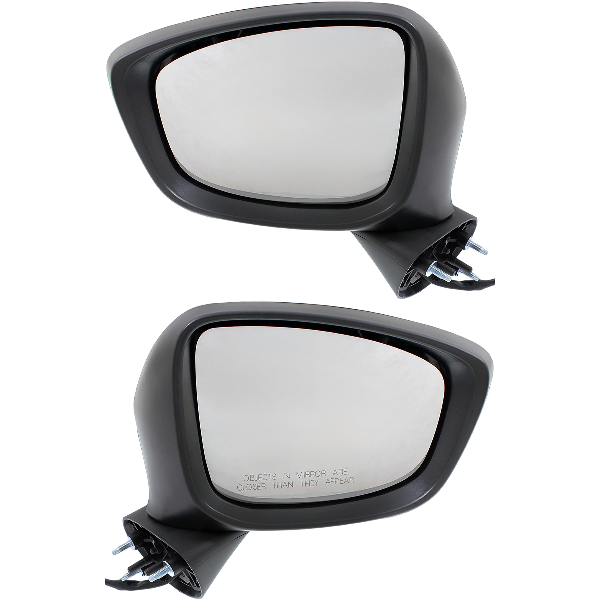 AM CX 5-13-15 MIRROR RH AND LH Power Manual Folding Heated Paintable w In housing Signal Light No Auto dimming BSD and Memory SKU SET MA19ER S Partslink MA1320176 MA1321176 OEM KD4569121G PFM KD4569181G PFM