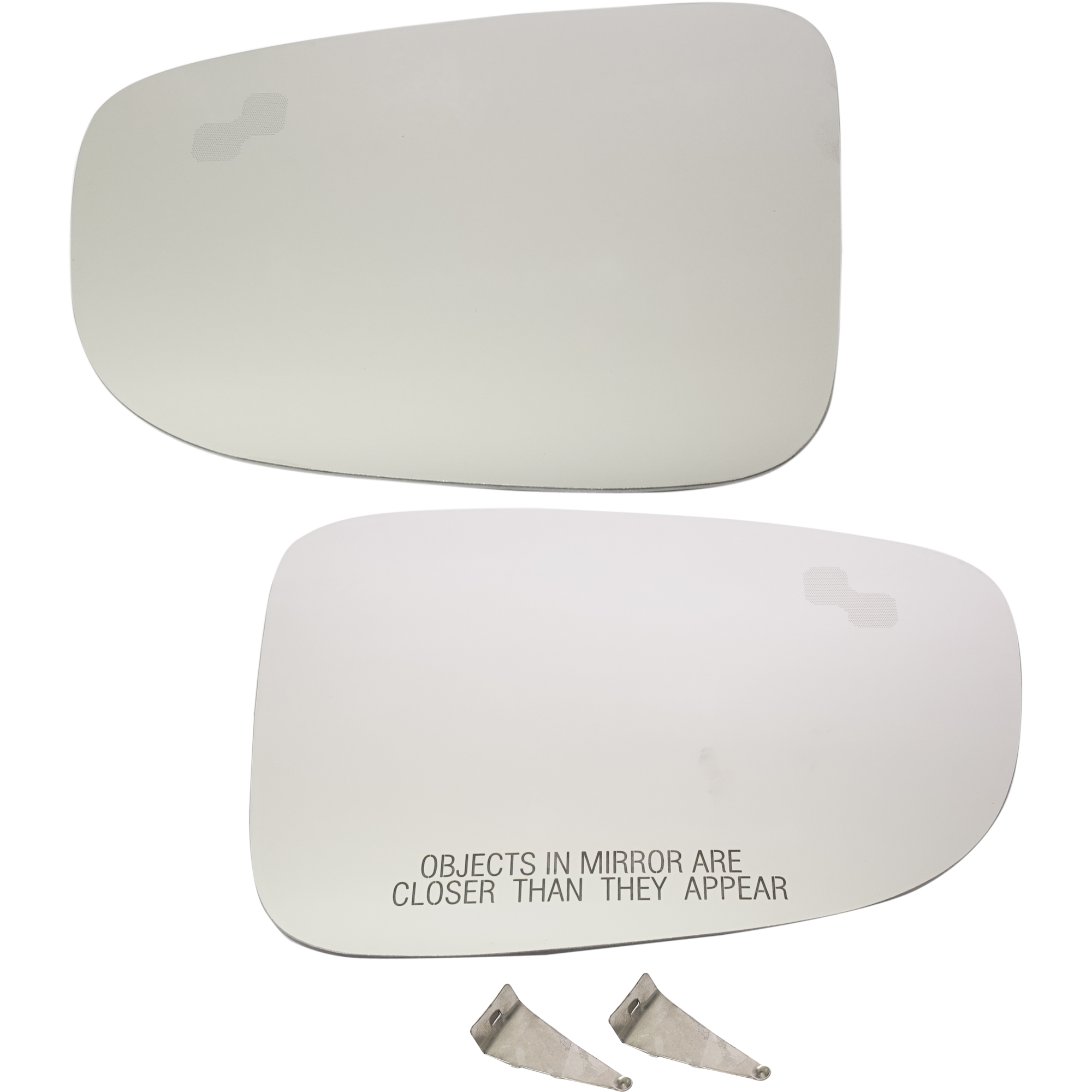 AM MAZDA 3-14-16 MIRROR GLASS RH AND LH Non Heated w Backing Plate and Blind Spot Detection Mexico Built Vehicles SKU SET MA22GR OEM BJT1691G1 BJT1691G7