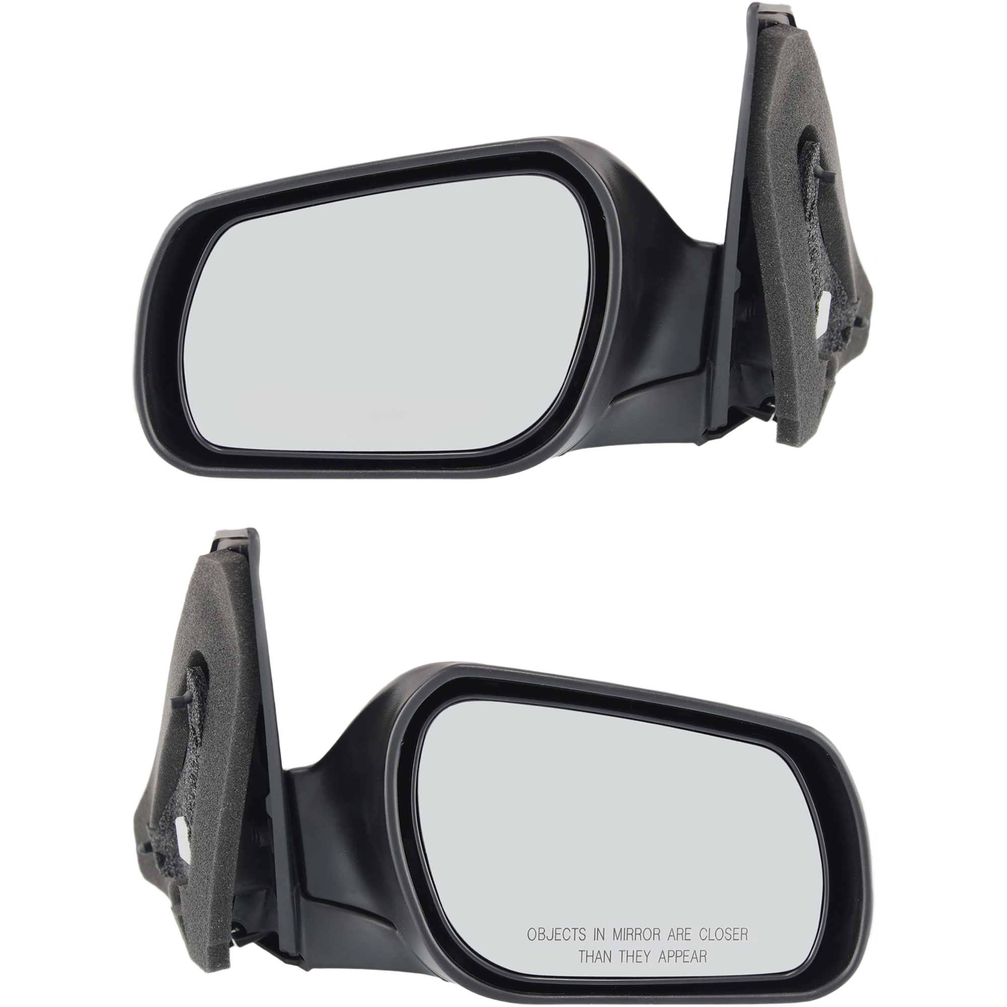 AM MAZDA 3-04-09 MIRROR RH AND LH Power Manual Folding Non Heated Paintable SKU SET MA43ER Partslink MA1320142 MA1321142 OEM BN8B69120K08 BN8B69180K08