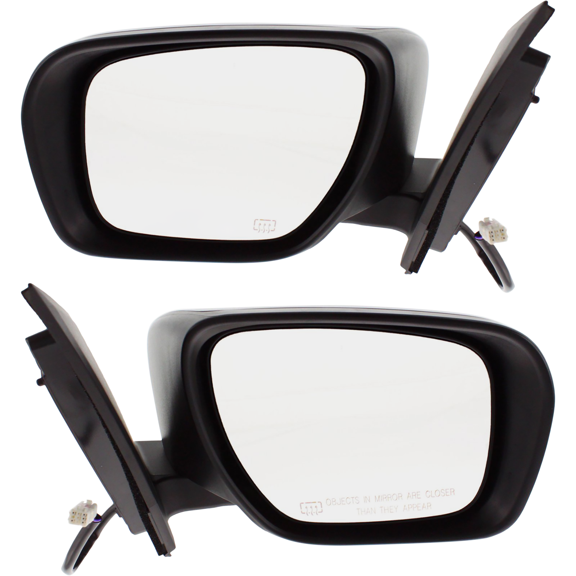 AM CX 7-07-12 MIRROR RH AND LH Power Manual Folding Heated Paintable No Auto dimming BSD Memory and Signal Light SKU SET MA54ER Partslink MA1320154 MA1321154 OEM EG2369120NPZ EG2369180NPZ