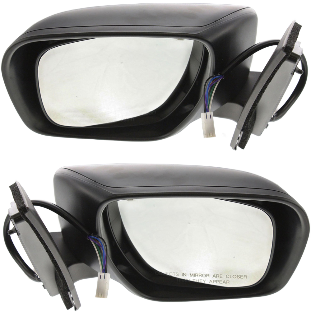 AM CX 7-07-12 MIRROR RH AND LH Power Manual Folding Heated Paintable w In housing Signal Light No Auto dimming BSD and Memory SKU SET MA58ER S Partslink MA1320166 MA1321166 OEM EG2769120APZ EG2769180APZ