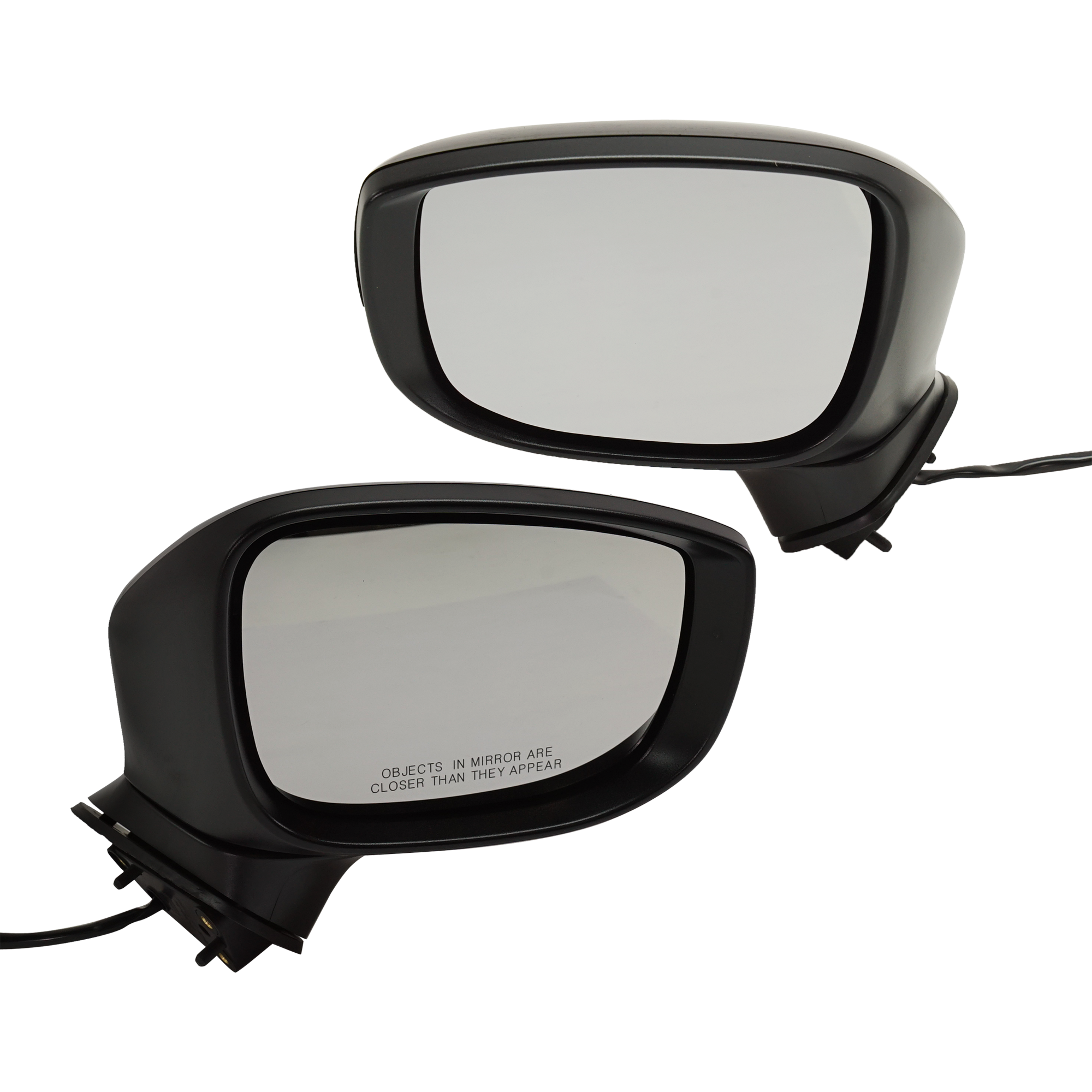 AM CX 5-17-17 CX 9-16-18 MIRROR RH AND LH Power Manual Folding Non Heated Paintable w In housing Signal Light No BSD Auto Dimming Memory SKU SET MA65ER S Partslink MA1320197 MA1321197 OEM KD2W69121A TK48691G1 TK48691N1