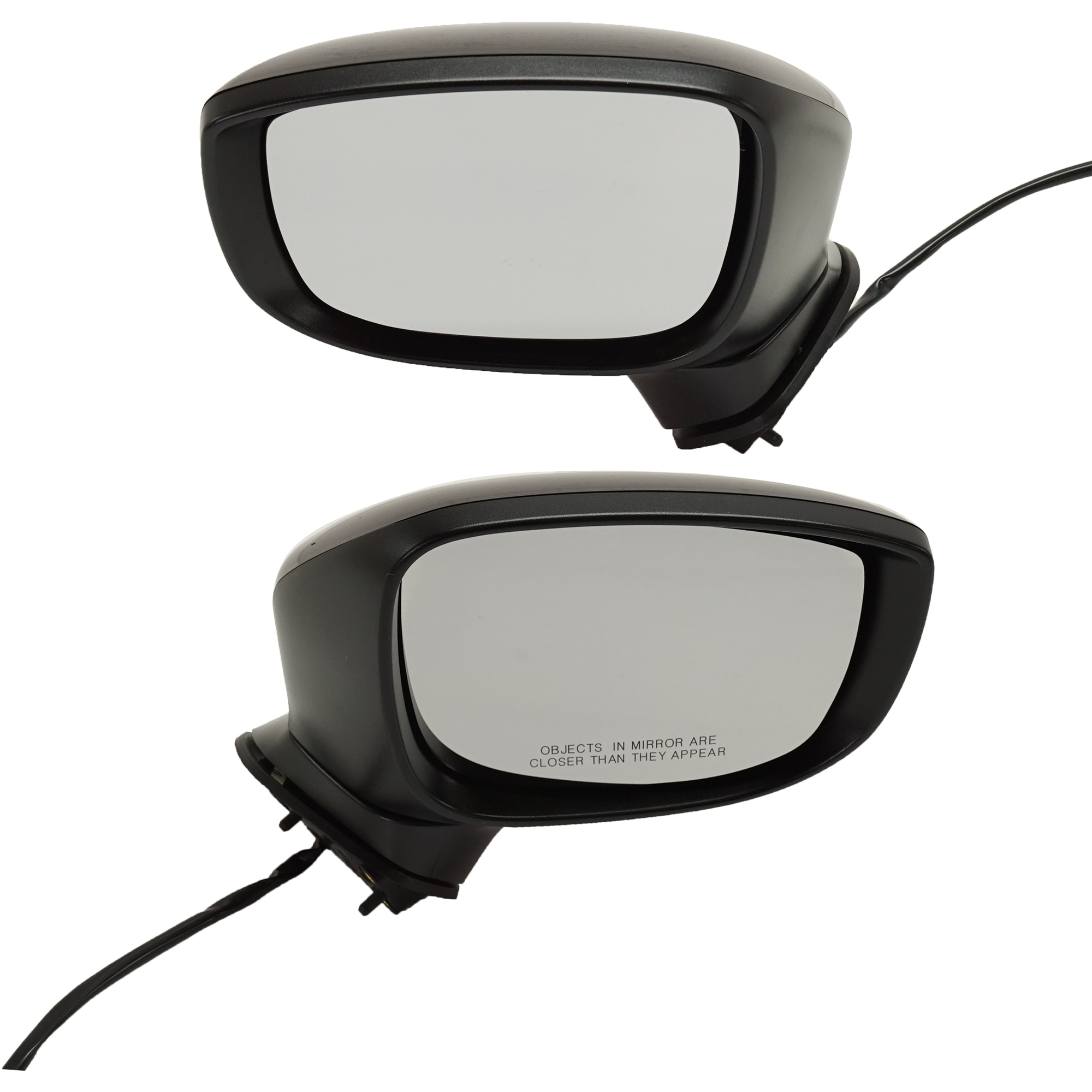 AM CX 5-17-18 MIRROR RH AND LH Power Manual Folding Heated Paintable w In housing Signal Light No BSD Auto Dimming Memory SKU SET MA66ER S Partslink MA1320199 MA1321199 OEM KB8D69121A KB8D69181A