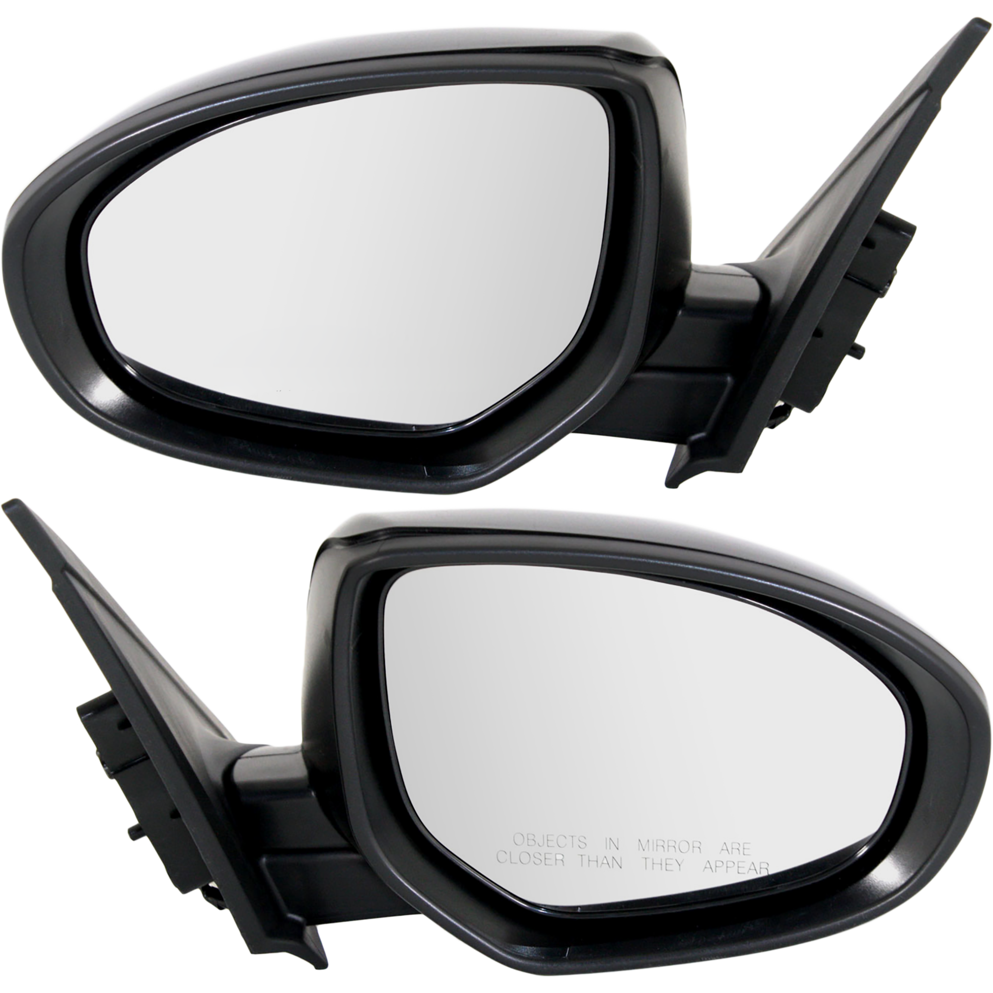 AM MAZDA 3-10-13 MIRROR RH AND LH Power Manual Folding Non Heated Paintable No Signal Light SKU SET MA68ER Partslink MA1320162 MA1321162 OEM BBM26912ZL BBM26918ZL