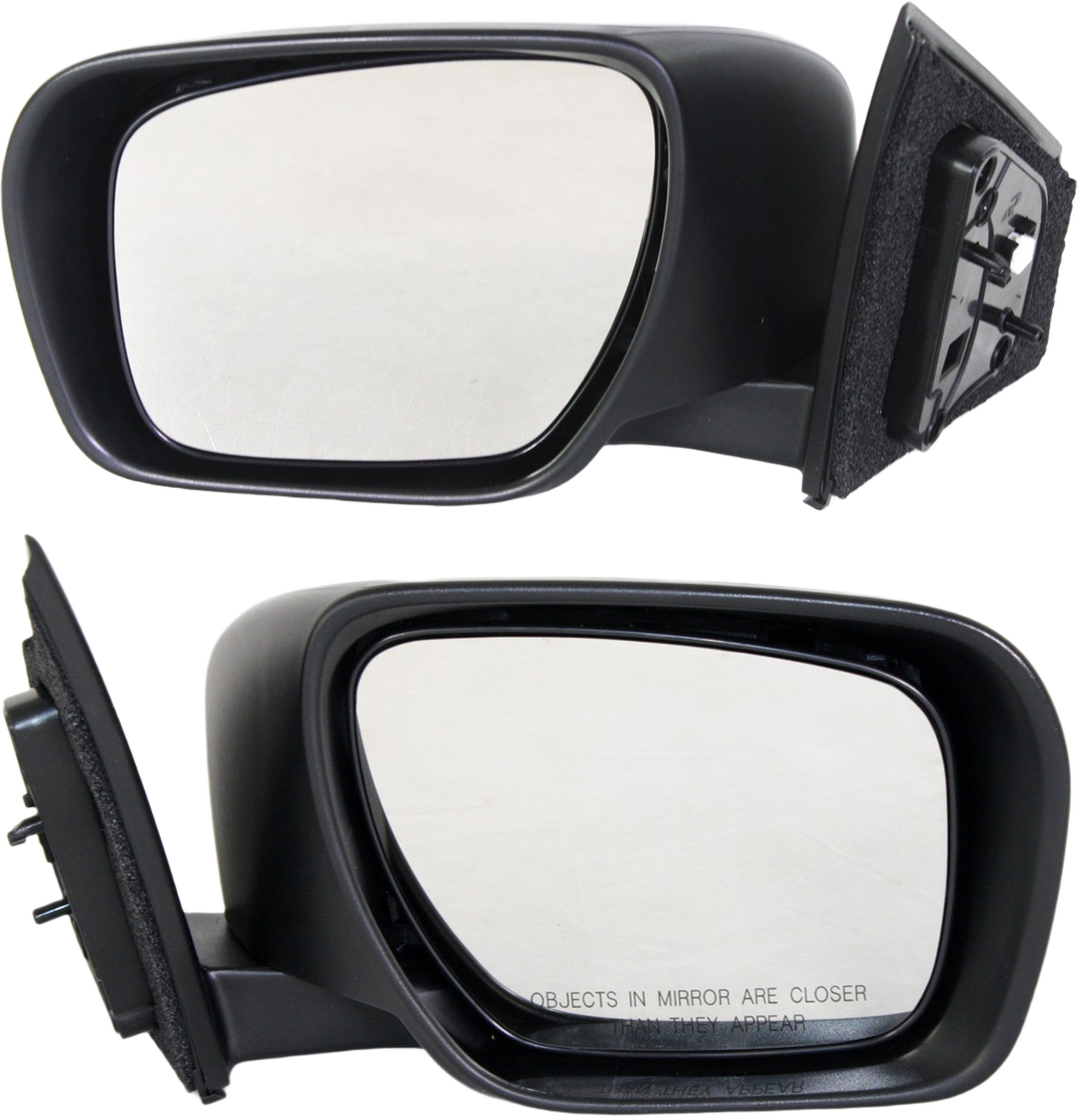 AM CX 9-07-09 MIRROR RH AND LH Power Manual Folding Non Heated Paintable w In housing Signal Light No Auto dimming BSD and Memory SKU SET MA72ER S Partslink MA1320158 MA1321158 OEM TD1369120NPZ TD1369180RPZ