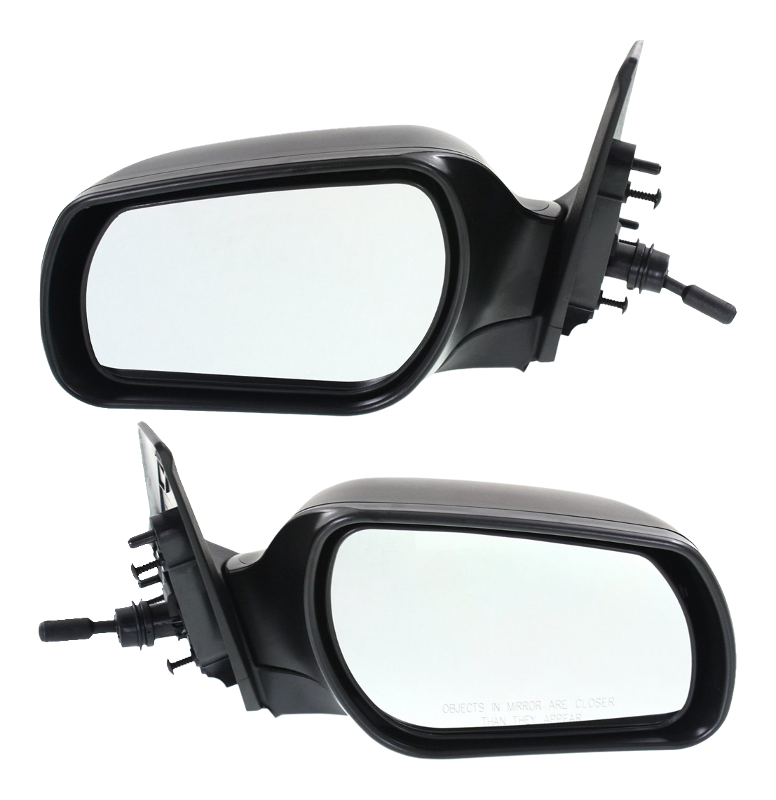 AM MAZDA 3-04-09 MIRROR RH AND LH Manual Adjust Manual Folding Non Heated Paintable SKU SET MA80R Partslink MA1320141 MA1321141 OEM BN8P69120K BN8P69180K