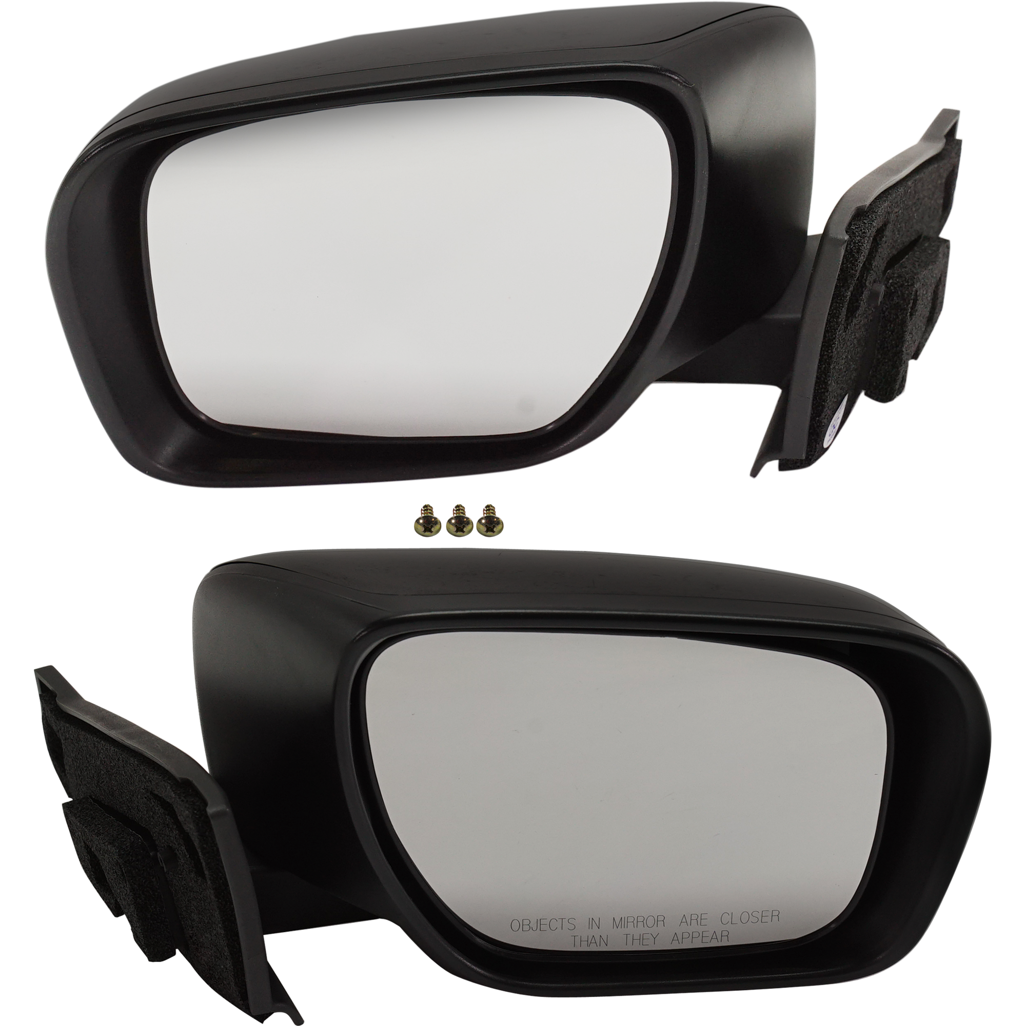 AM MAZDA 5-12-17 MIRROR RH AND LH Power Manual Folding Non Heated Paintable w Signal Light SKU SET MA89ER S Partslink MA1320211 MA1321211 OEM CG2769121 CG2769181