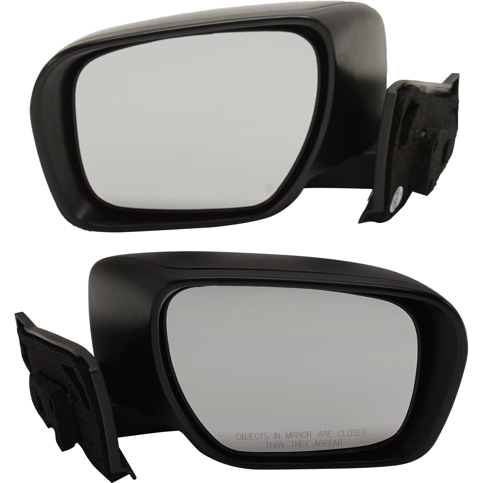 AM MAZDA 5-12-17 MIRROR RH AND LH Power Manual Folding Non Heated Paintable No Signal Light SKU SET MA89ER Partslink MA1320210 MA1321210 OEM CC2969121B CC2969181B