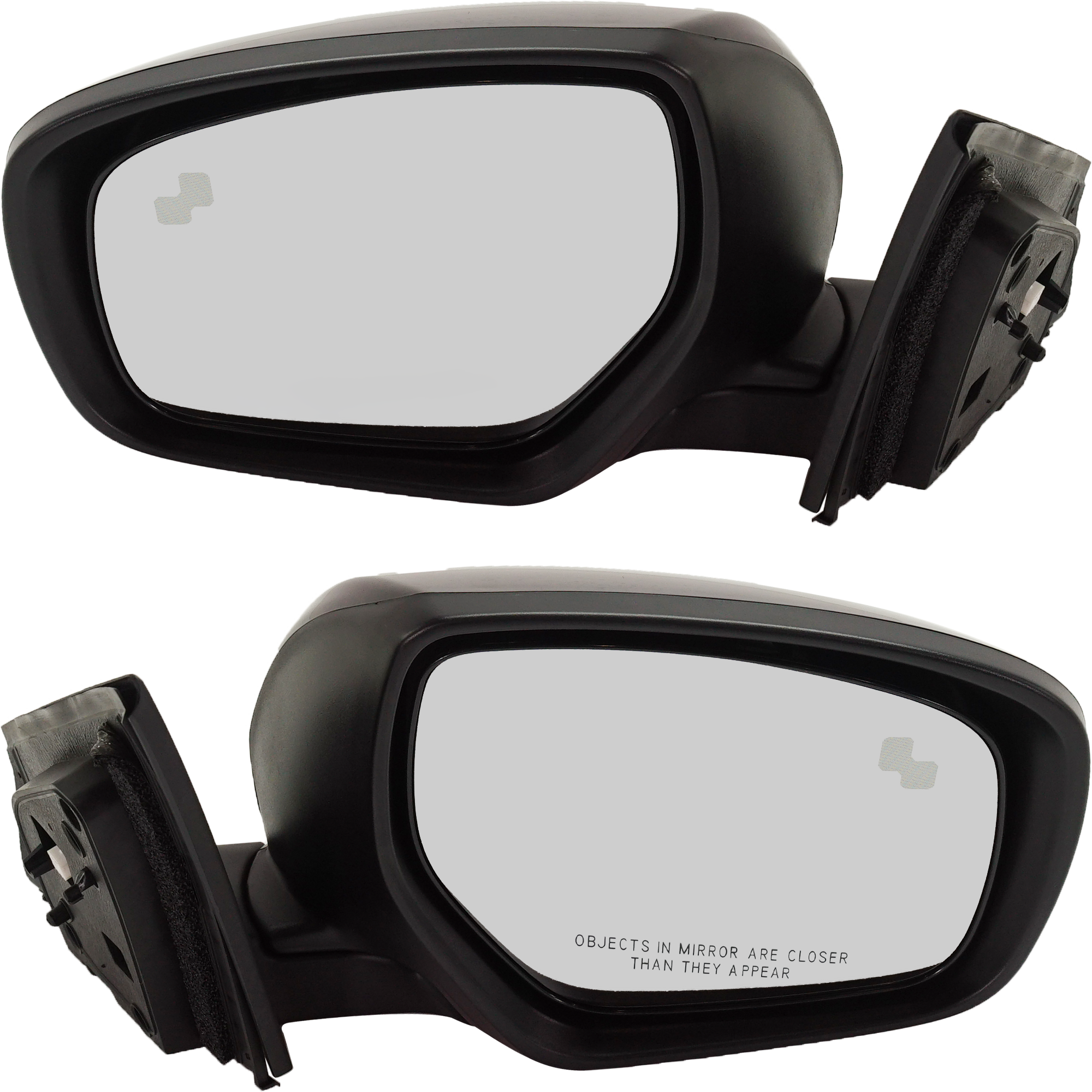 AM CX 9-10-12 MIRROR RH AND LH Power Manual Folding Heated Paintable w BSD in Glass and In housing Signal Light No Auto dimming and Memory SKU SET MA95ER S Partslink MA1320182 MA1321182 OEM TE726912ZJ TE71691N1BPZ TE7269