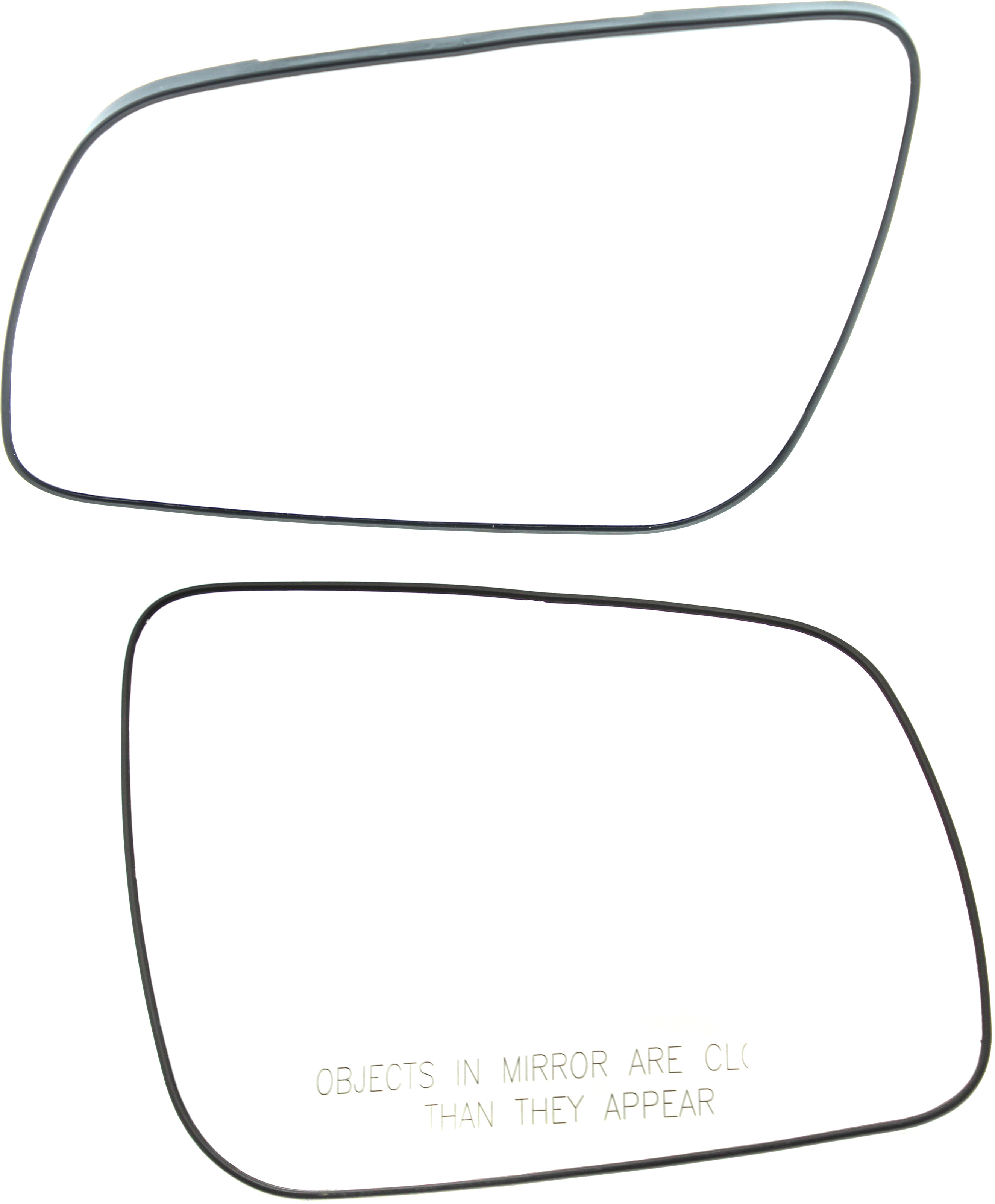 AM LANCER 08-14 MIRROR GLASS RH AND LH Non Heated w Backing Plate SKU SET MT04GR Partslink MI1324102 MI1325102 OEM 7632A635-7632A636