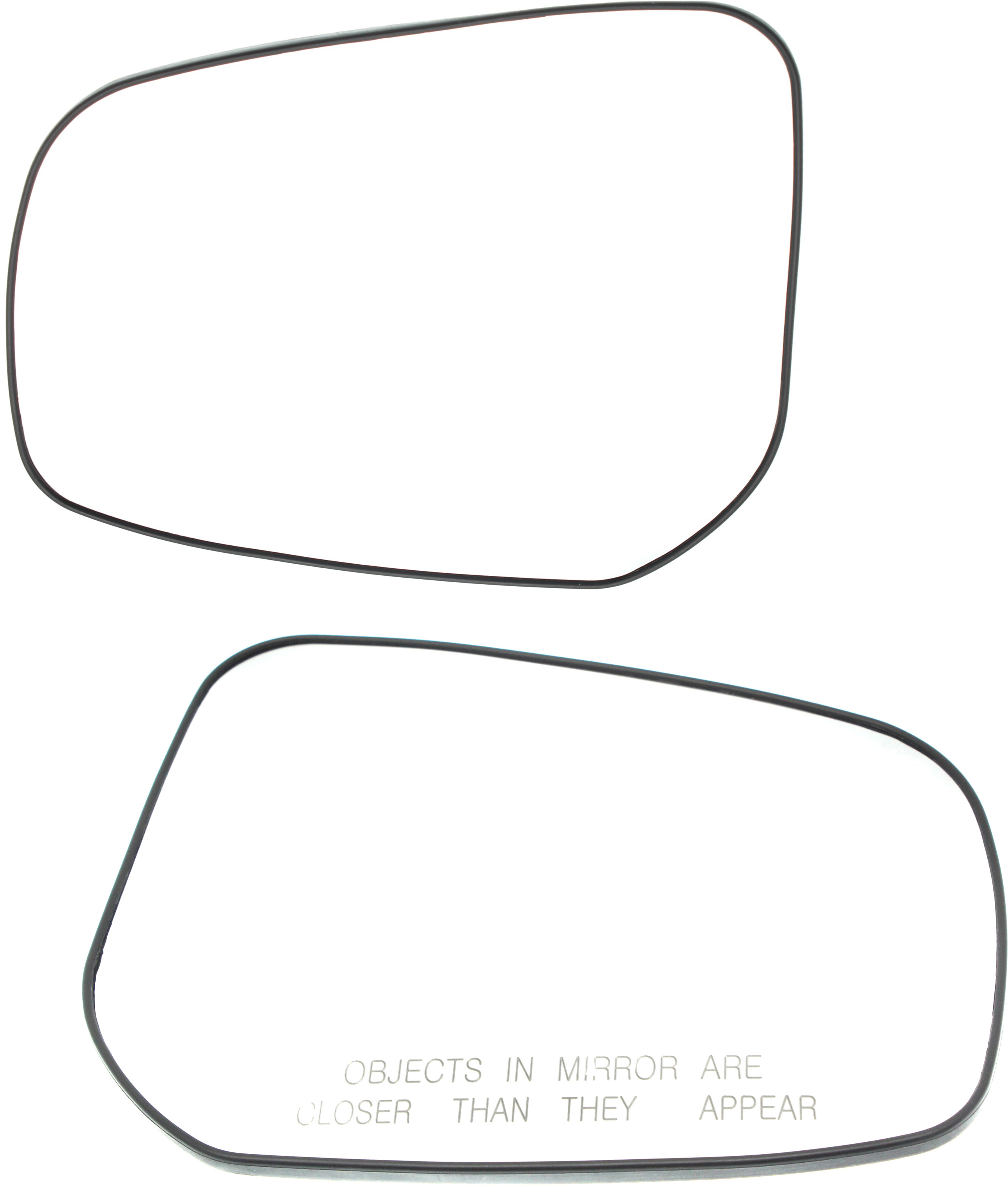 AM LANCER 15-17 MIRROR GLASS RH AND LH Heated w Backing Plate SKU SET MT05GR Partslink MI1324105 MI1325105 OEM 7632B327-7632C390