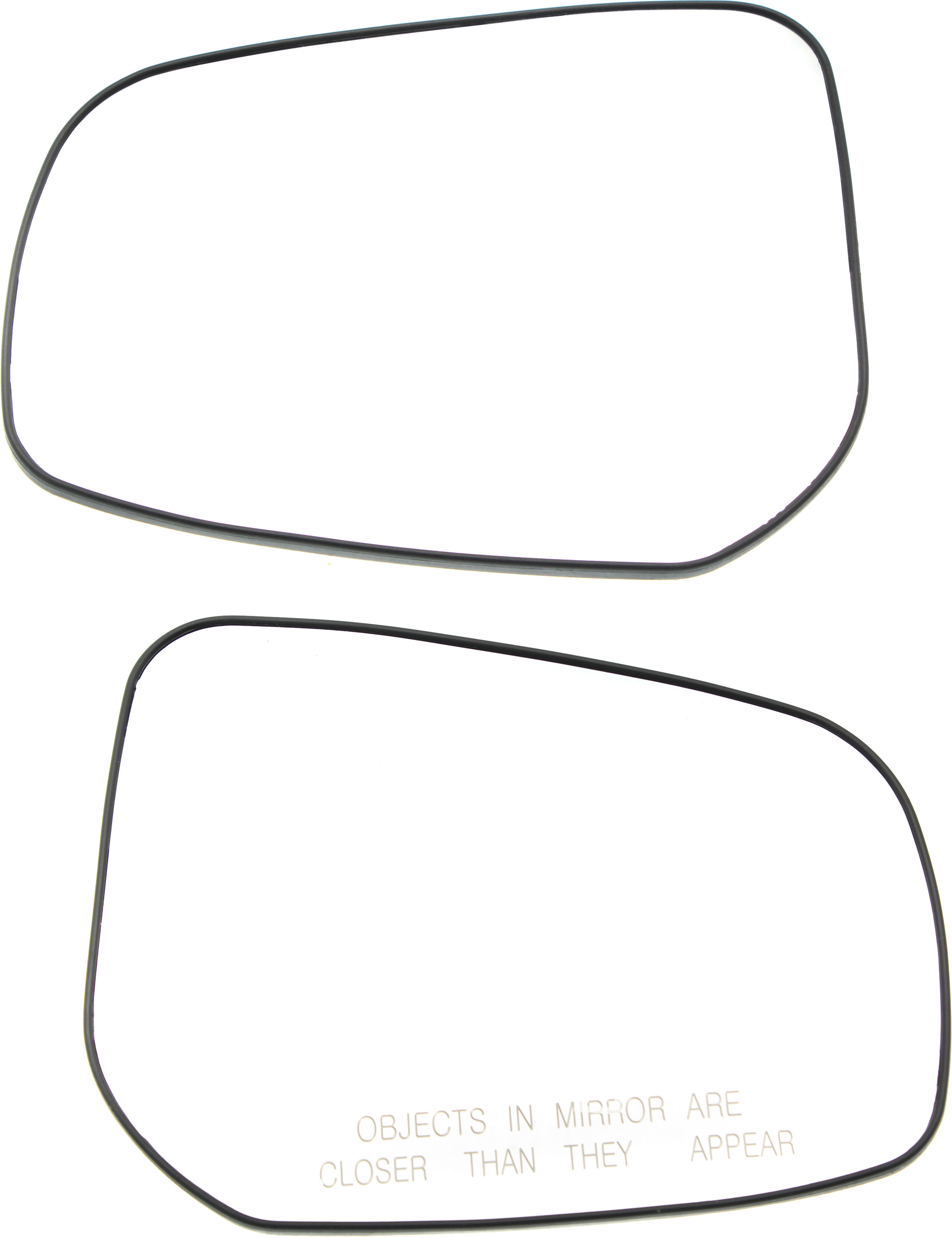 AM LANCER 15-17 MIRROR GLASS RH AND LH Non Heated w Backing Plate SKU SET MT06GR Partslink MI1324104 MI1325104 OEM 7632B325-7632C388